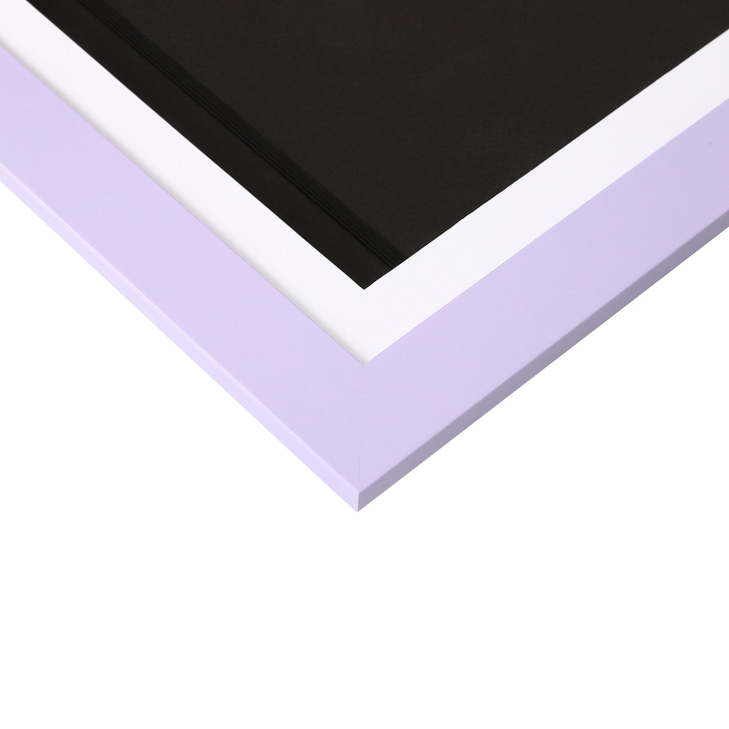 10" x 12.5" Lavender MDF Wood Kids Art Picture Frame with Elastic Straps