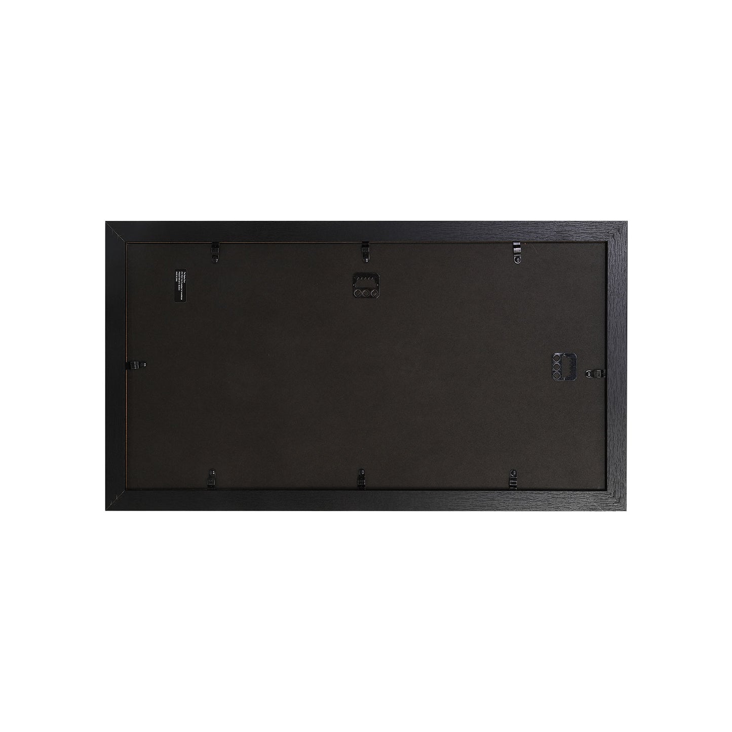 10" x 20" Black MDF Wood Collage Picture Frame for 4" x 6" Photos