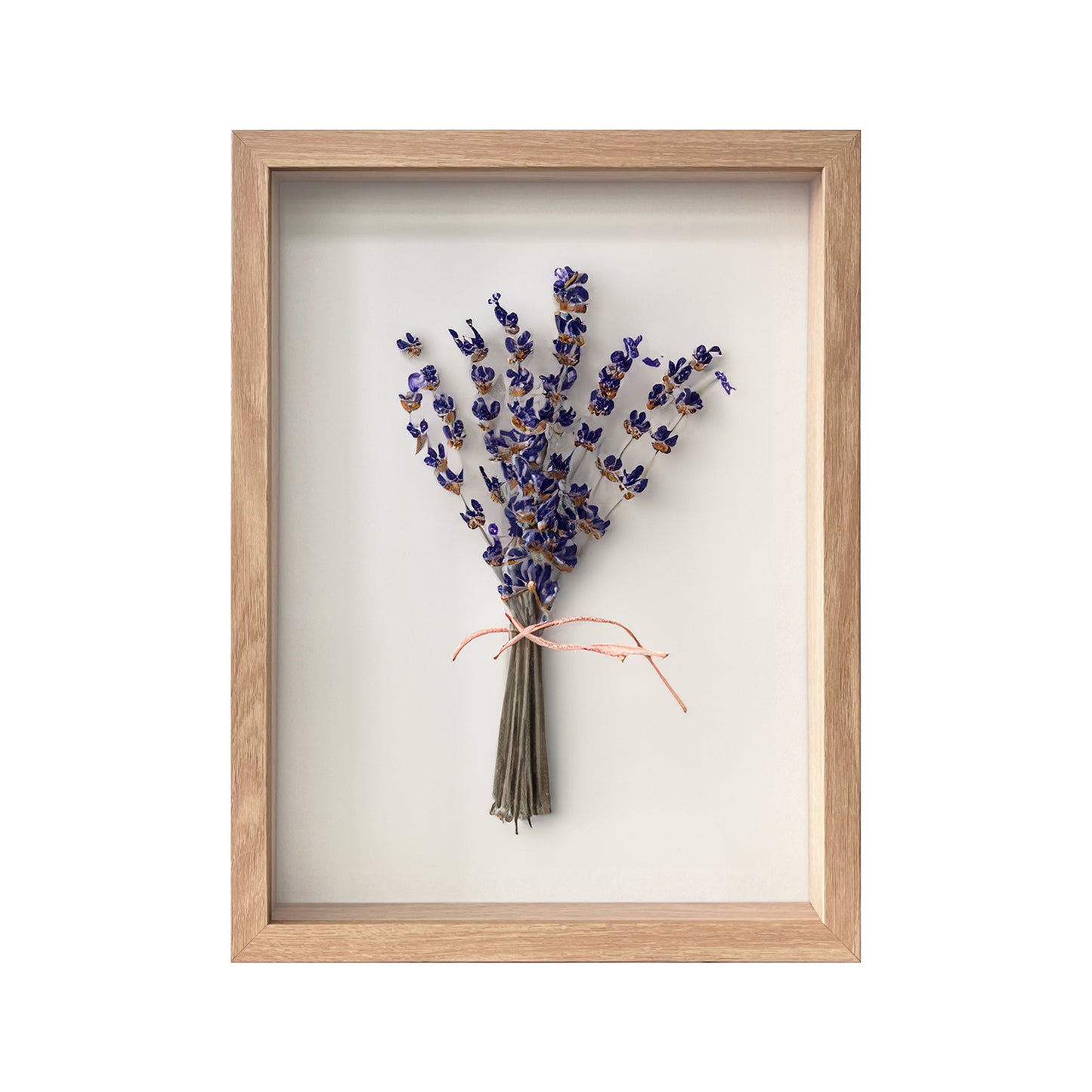 12" x 16” Natural Oak MDF Wood Shadow Box Frame