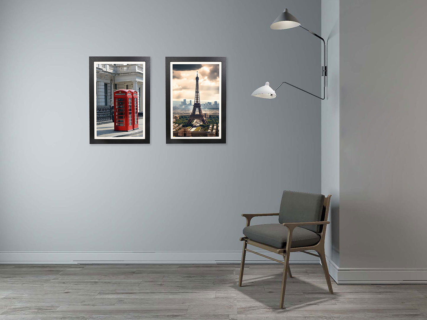 12" x 18" V-Series Black MDF Wood Multi Pack Picture Frames, 11" x 17" Matted