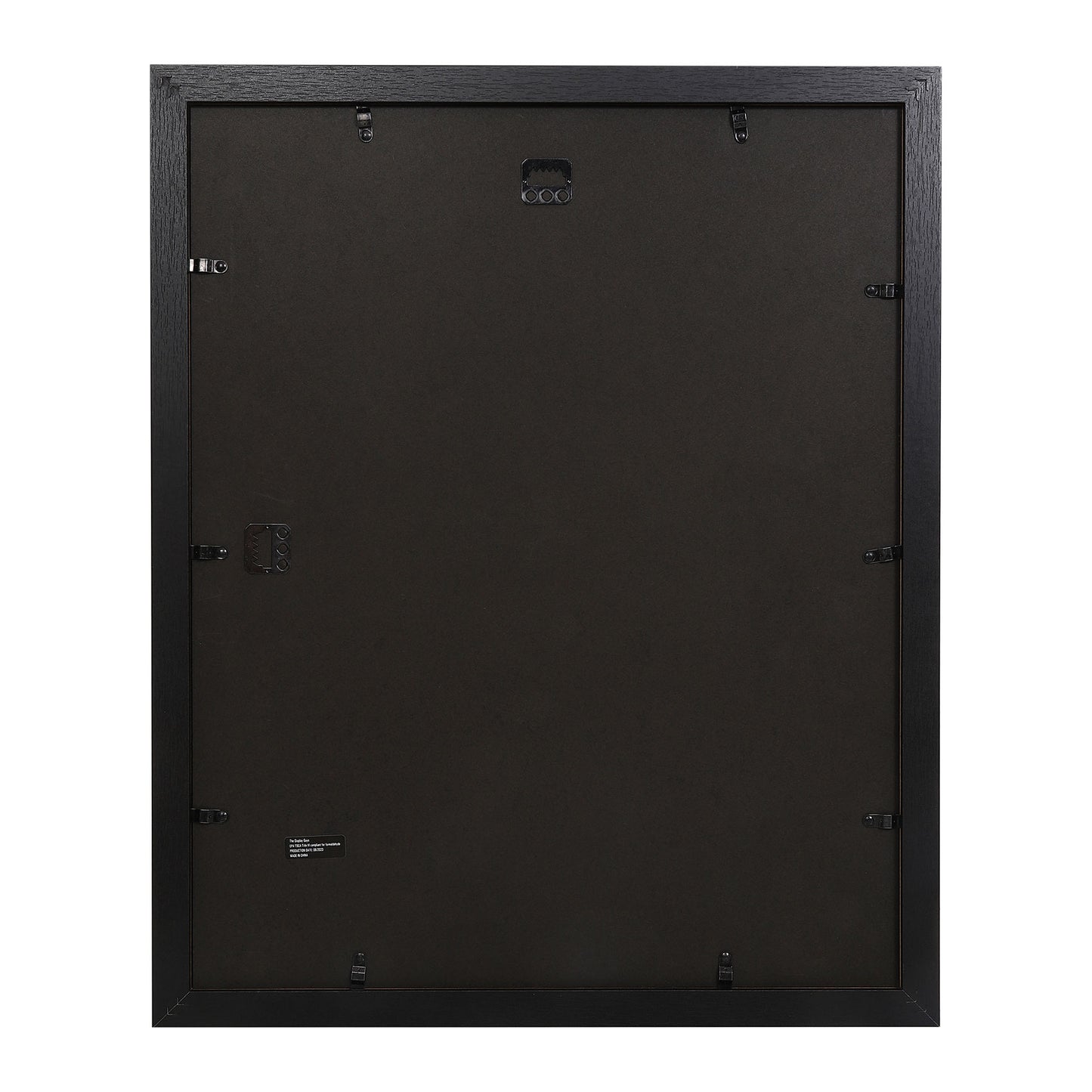 16" x 20" Black MDF Wood 4 Pack Picture Frames with Tempered Glass, 11" x 14" Matted