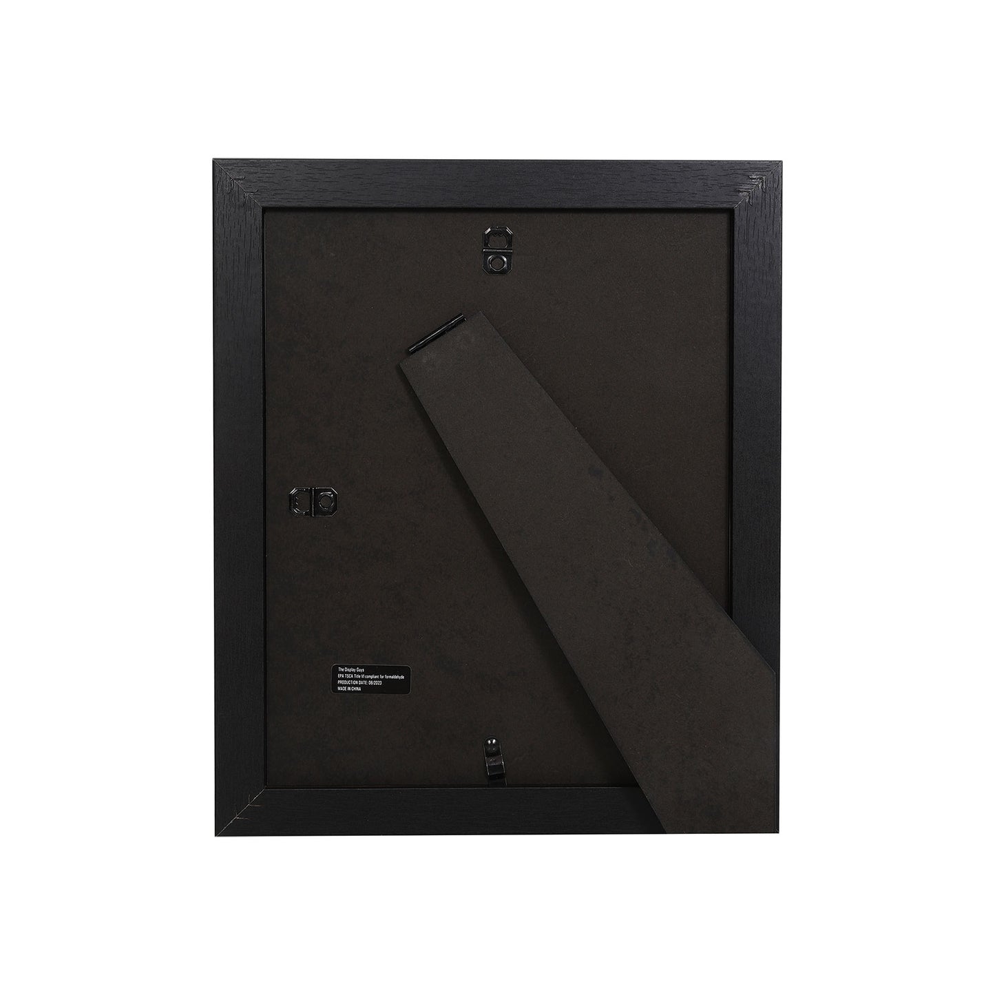 8" x 10" Black MDF Wood Picture Frame with Tempered Glass, 5" x 7" Matted