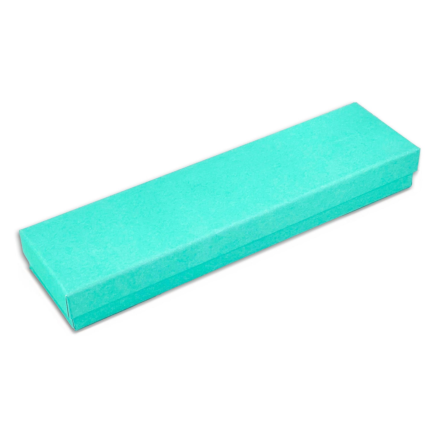 8"x 2"x 1" H Teal Green Paper Bracelet Box