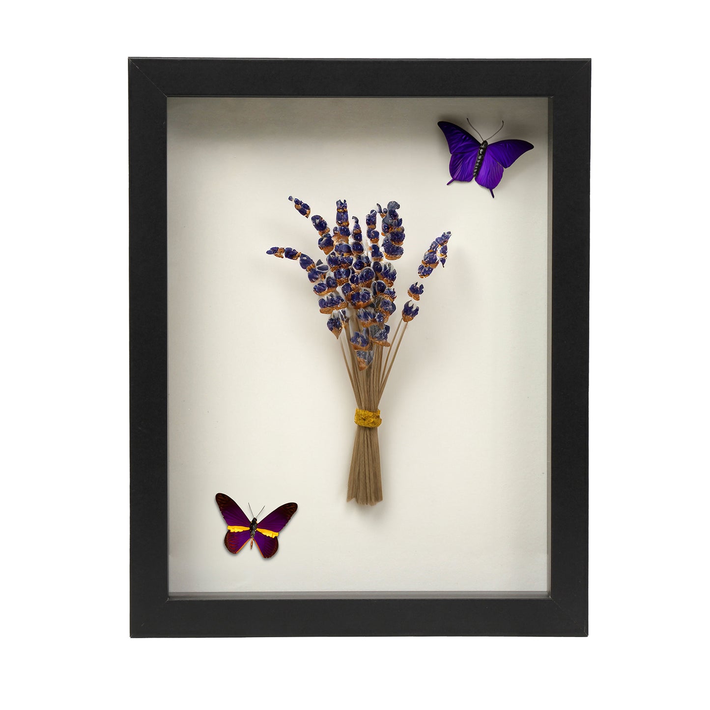 8.5” x 11” Black MDF Wood Shadow Box Frame