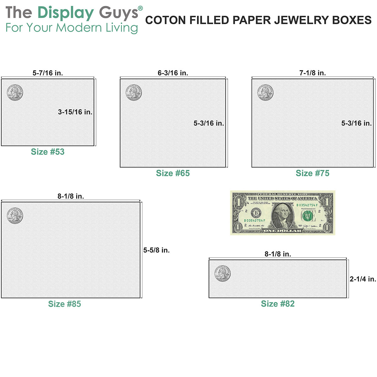 3 1/2" x 3 1/2" x 1" Teal Cotton Filled Paper Box