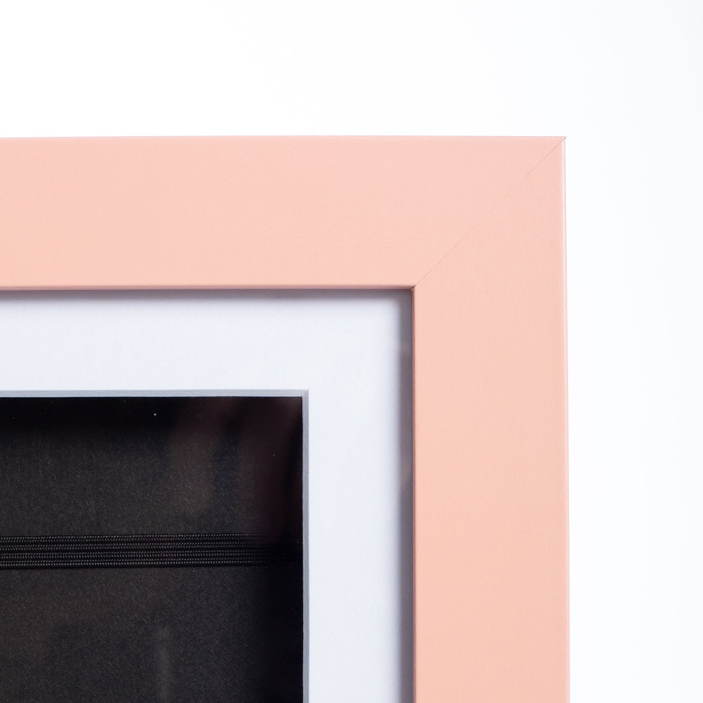10" x 12.5" Pink MDF Wood Kids Art Picture Frame with Elastic Straps