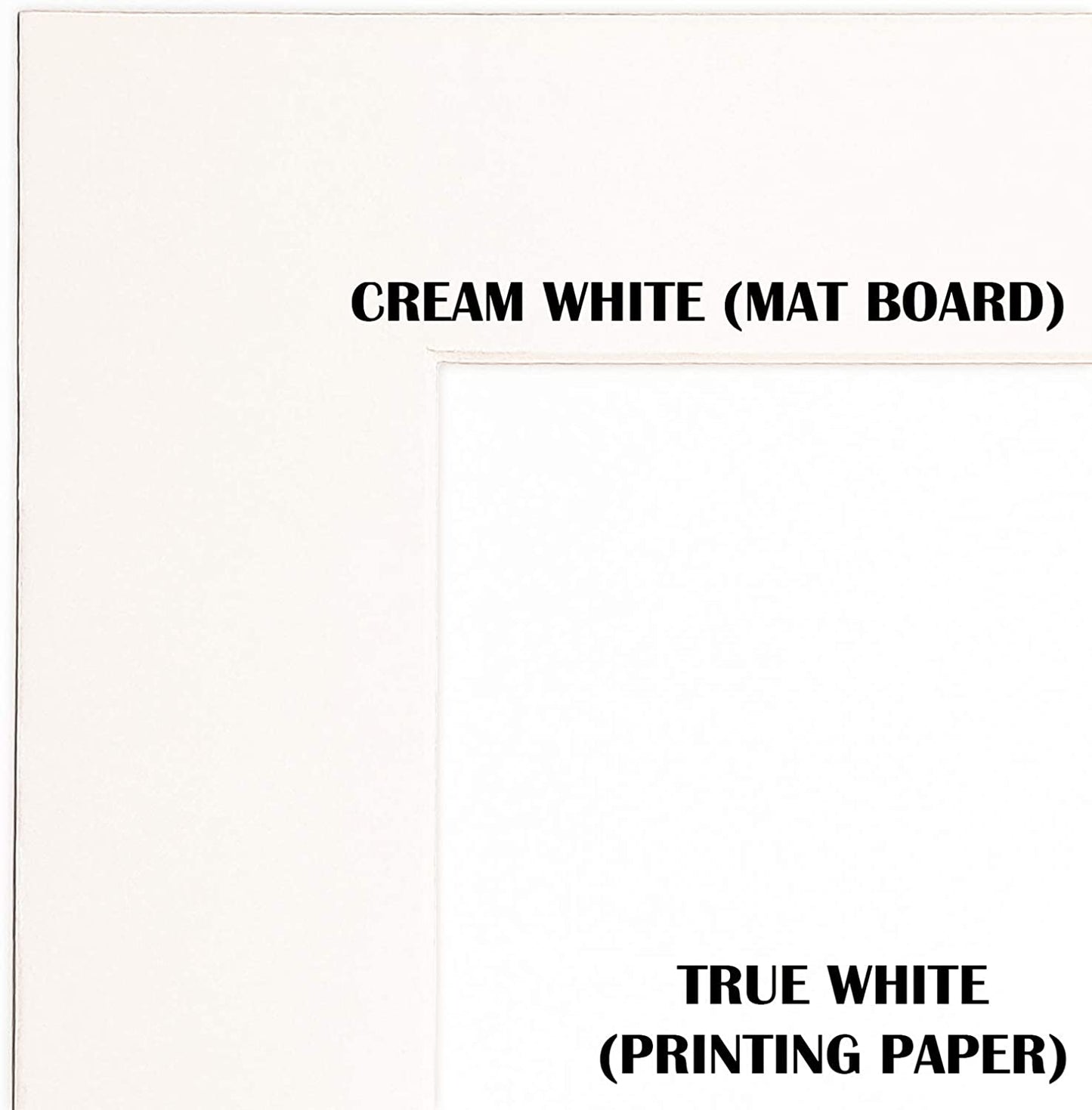 10" x 13" White Pine Wood 4 Pack Picture Frames, 8 1/2" x 11" Matted