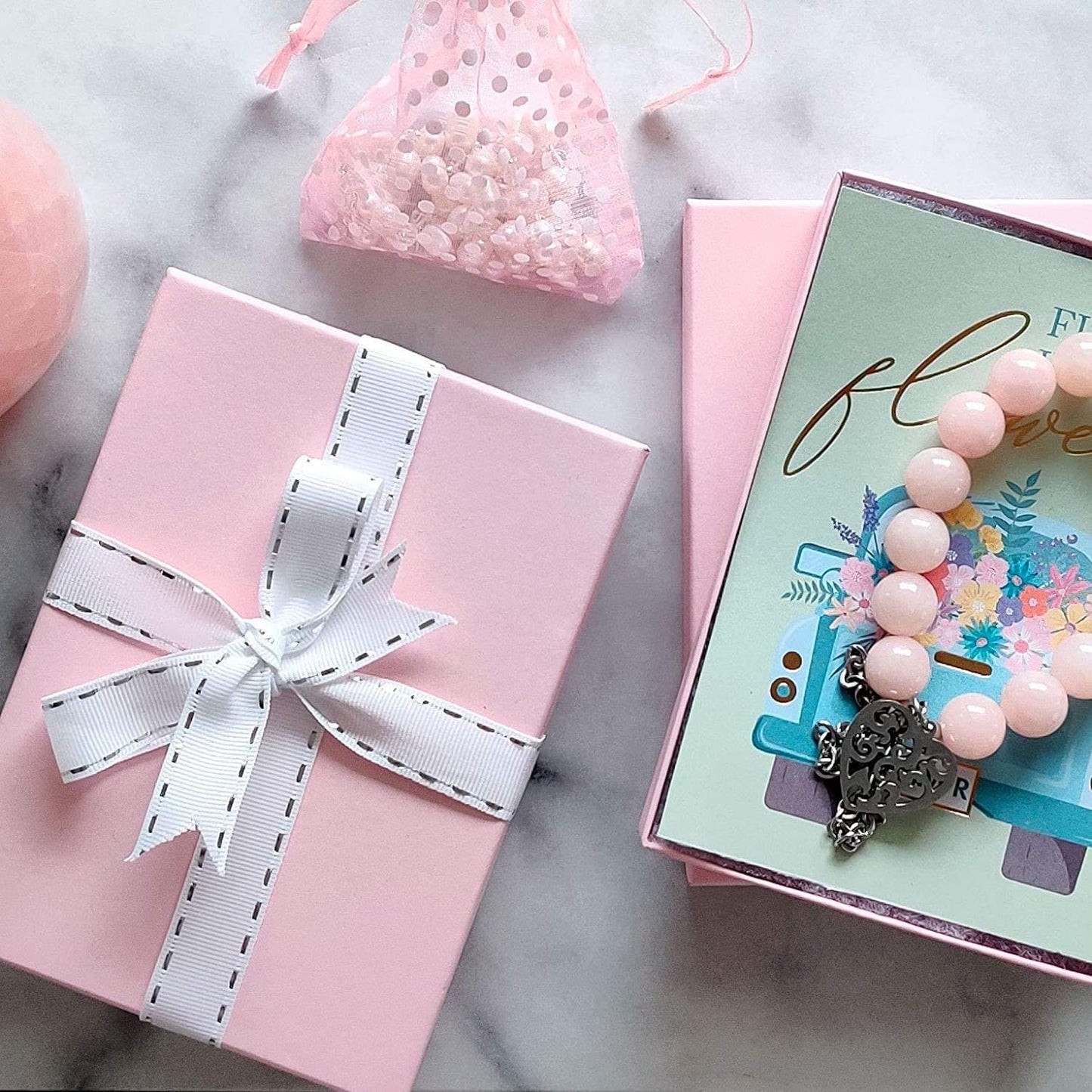 100 Piece Pink Cotton Filled Jewelry Box Assortment Pack