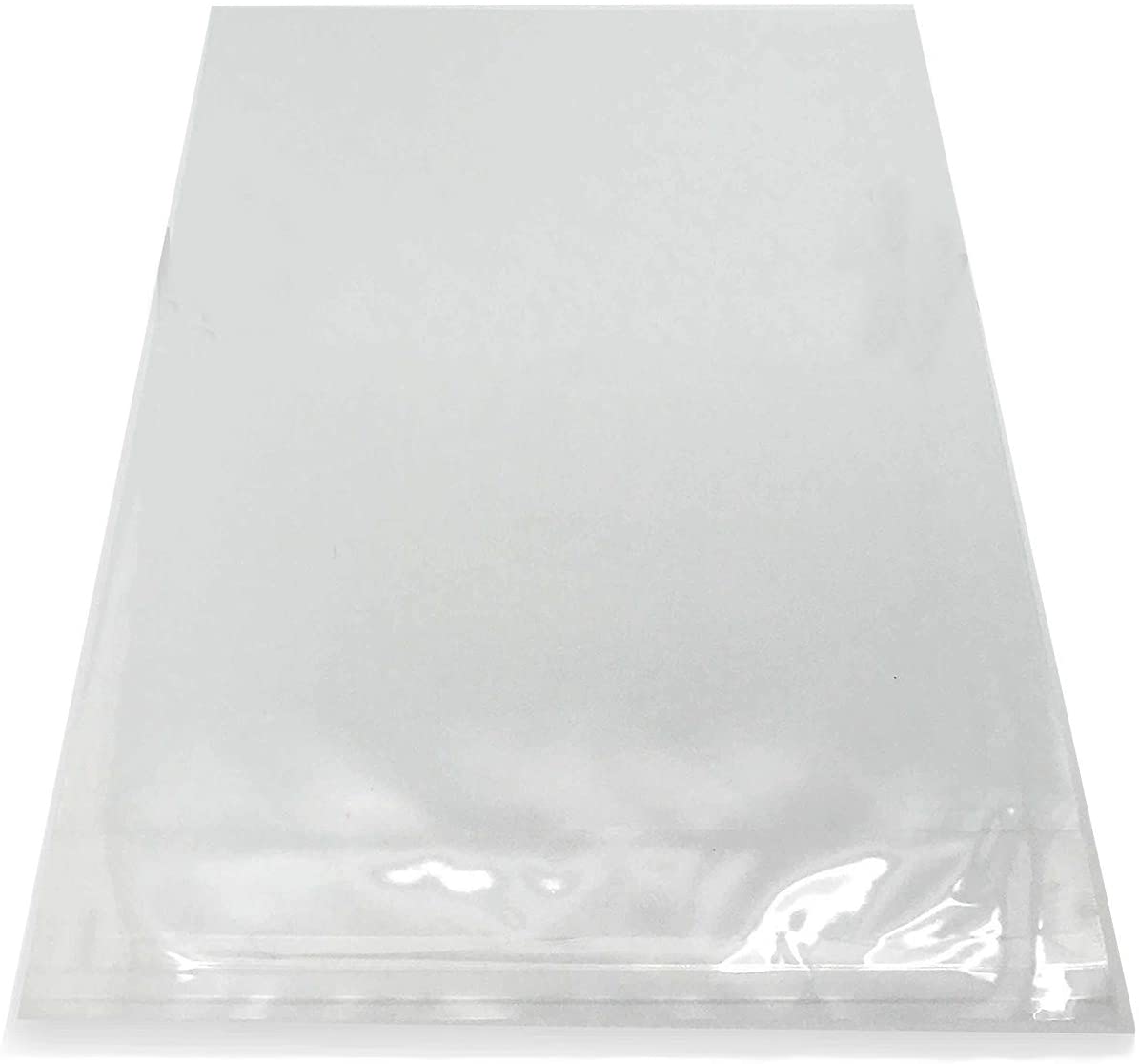 11 7/16" x 17 1/4" 25 Pack Clear Self Adhesive Plastic Bags for 11" x 17" Photos