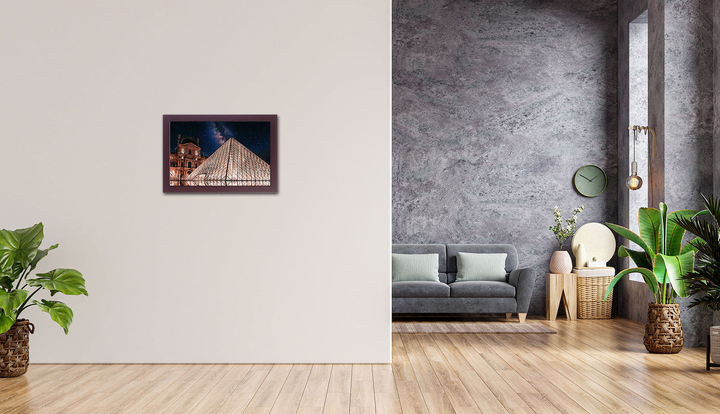 11" x 17" Mahogany Wood 2-Pack Back-Loading Poster Frames