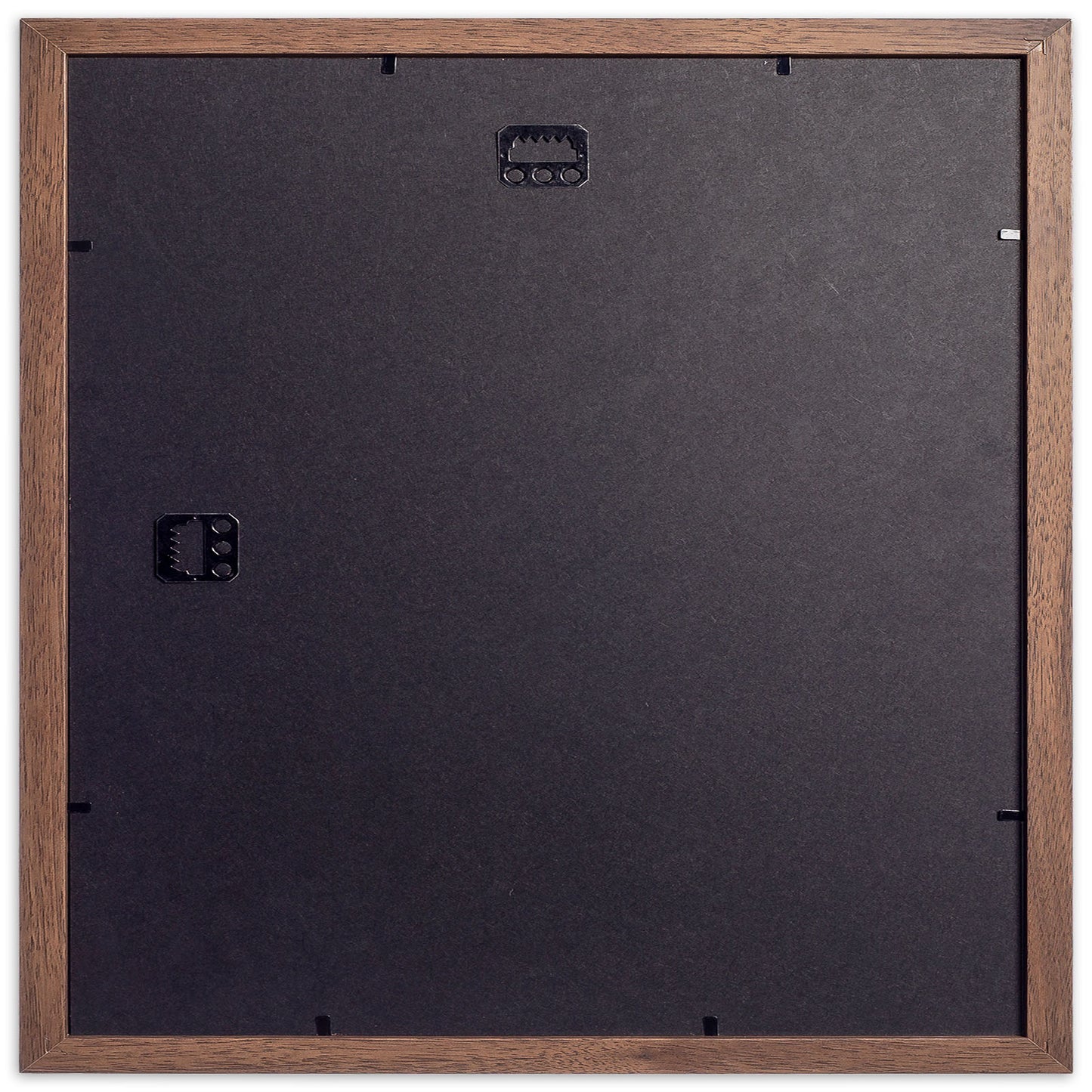 12" x 12” Classic Dark Oak MDF Wood Picture Frame with Tempered Glass, 8" x 8" Matted