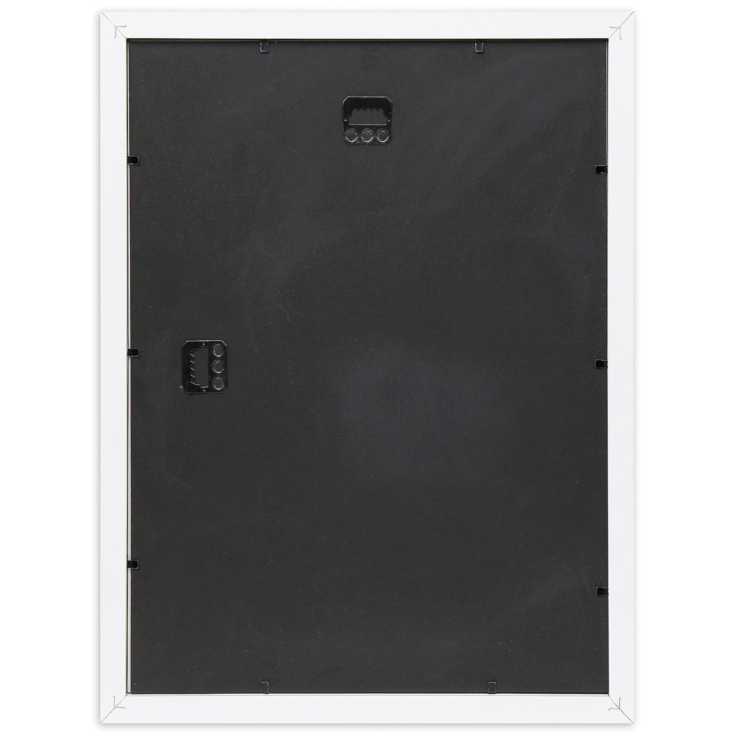 12" x 16” Classic White MDF Wood Picture Frame with Tempered Glass, 8" x 12" Matted