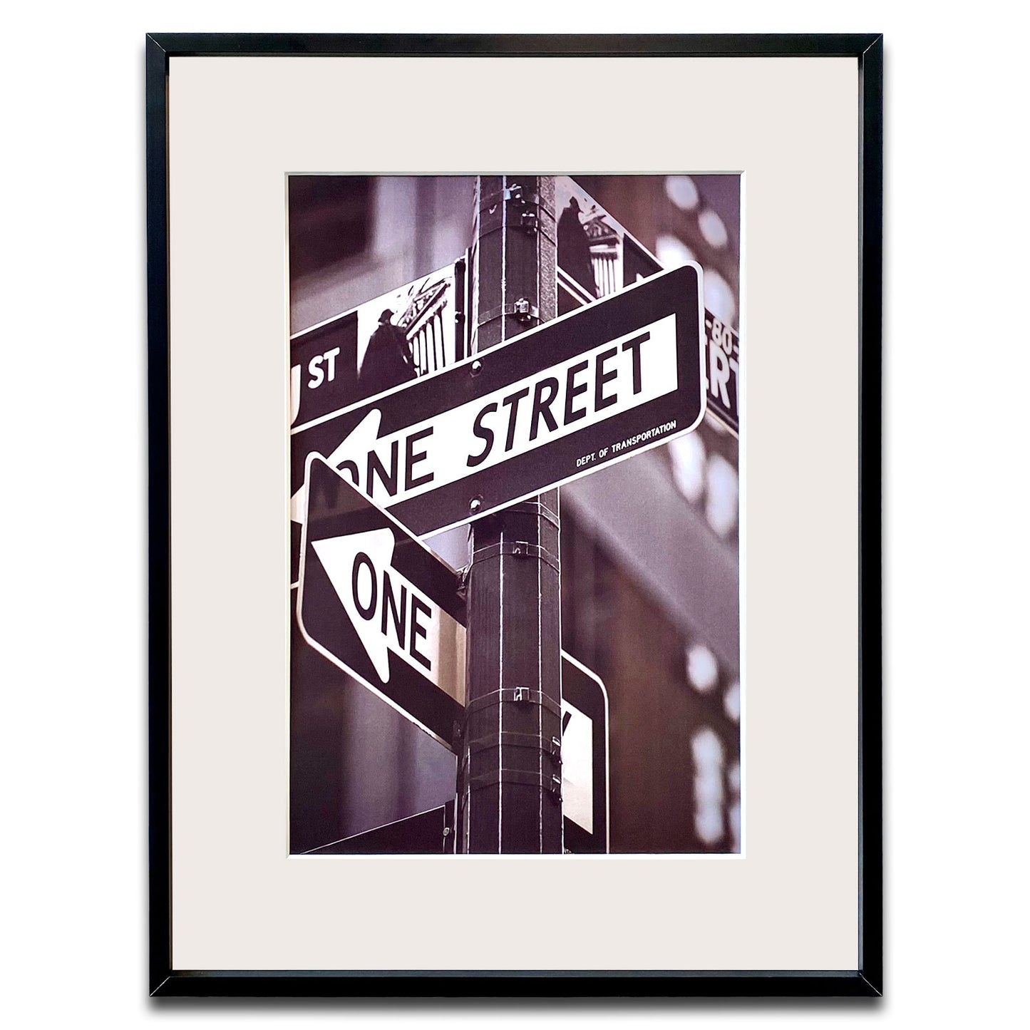 12" x 16" Satin Black Aluminum Picture Frame with Tempered Glass, 8" x 12" Matted