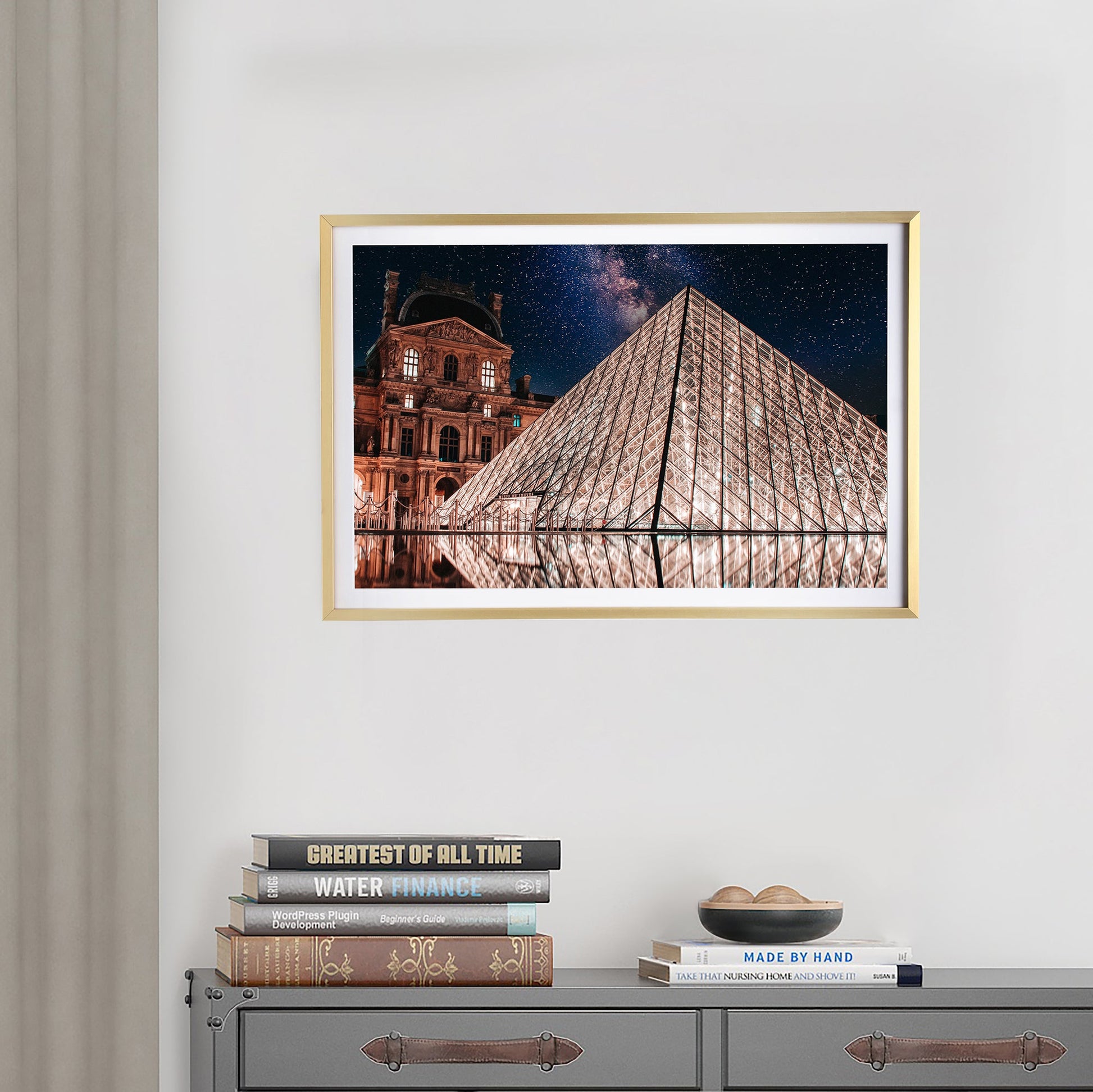 12" x 18" Deluxe Brass Gold Aluminum Contemporary Picture Frame, 11" x 17" Matted