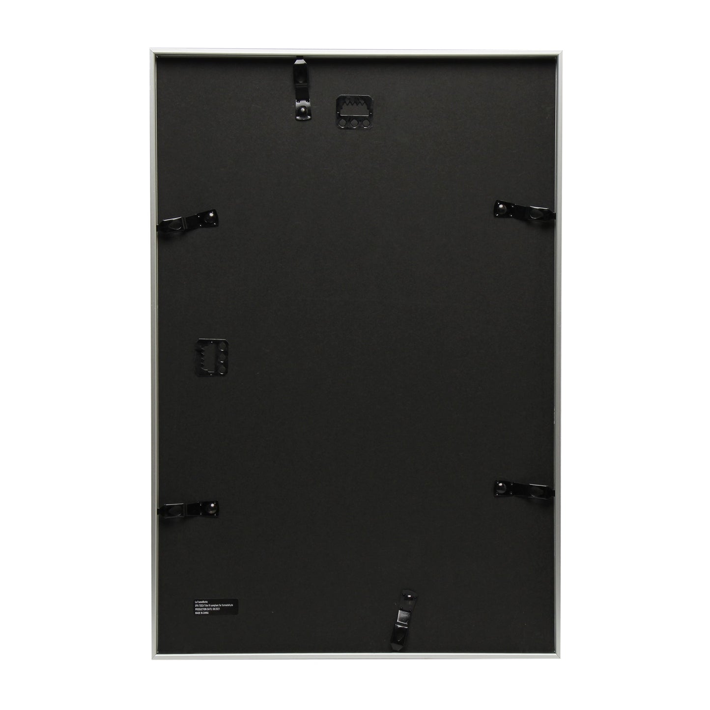 12" x 18" Deluxe Silver Aluminum Contemporary Picture Frame, 11" x 17" Matted