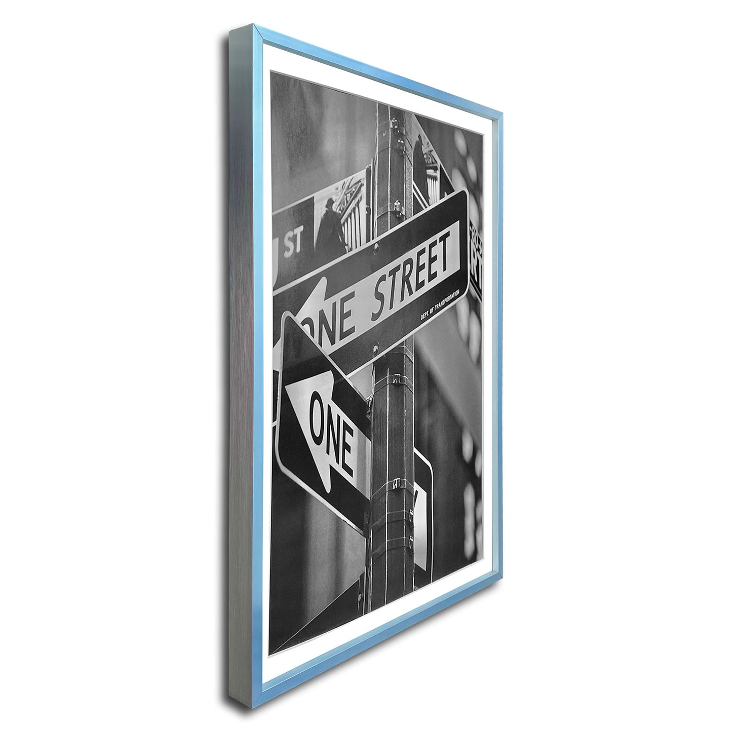 12" x 18" Silver Aluminum Picture Frame with Tempered Glass, 11" x 17" Matted