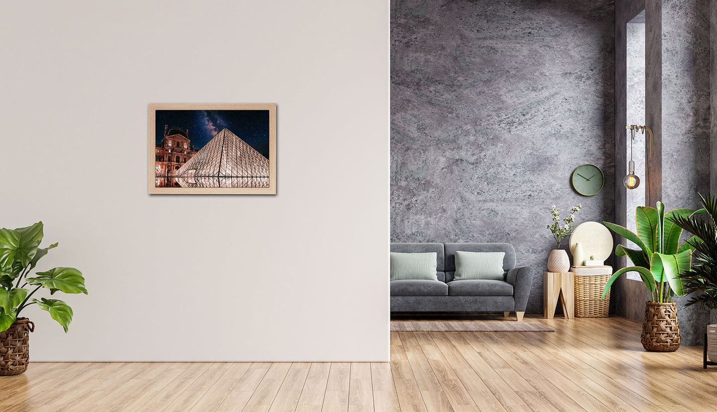 13" x 19" Natural Oak Wood 2-Pack Back-Loading Poster Frames