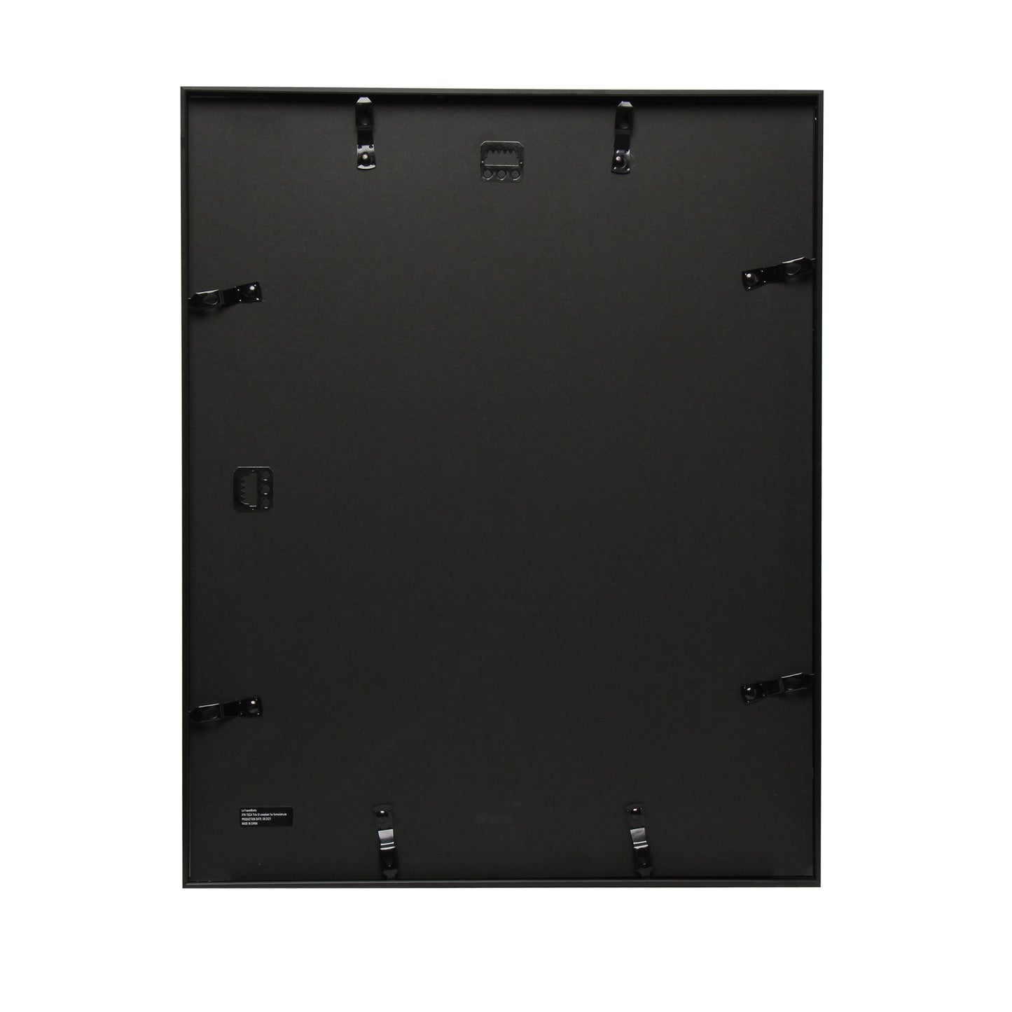 16" x 20" Deluxe Black Aluminum Contemporary Picture Frame, 11" x 14" Matted