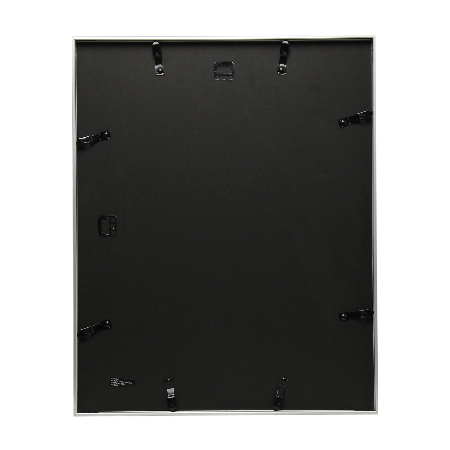 16" x 20" Deluxe Silver Aluminum Contemporary Picture Frame, 11" x 14" Matted