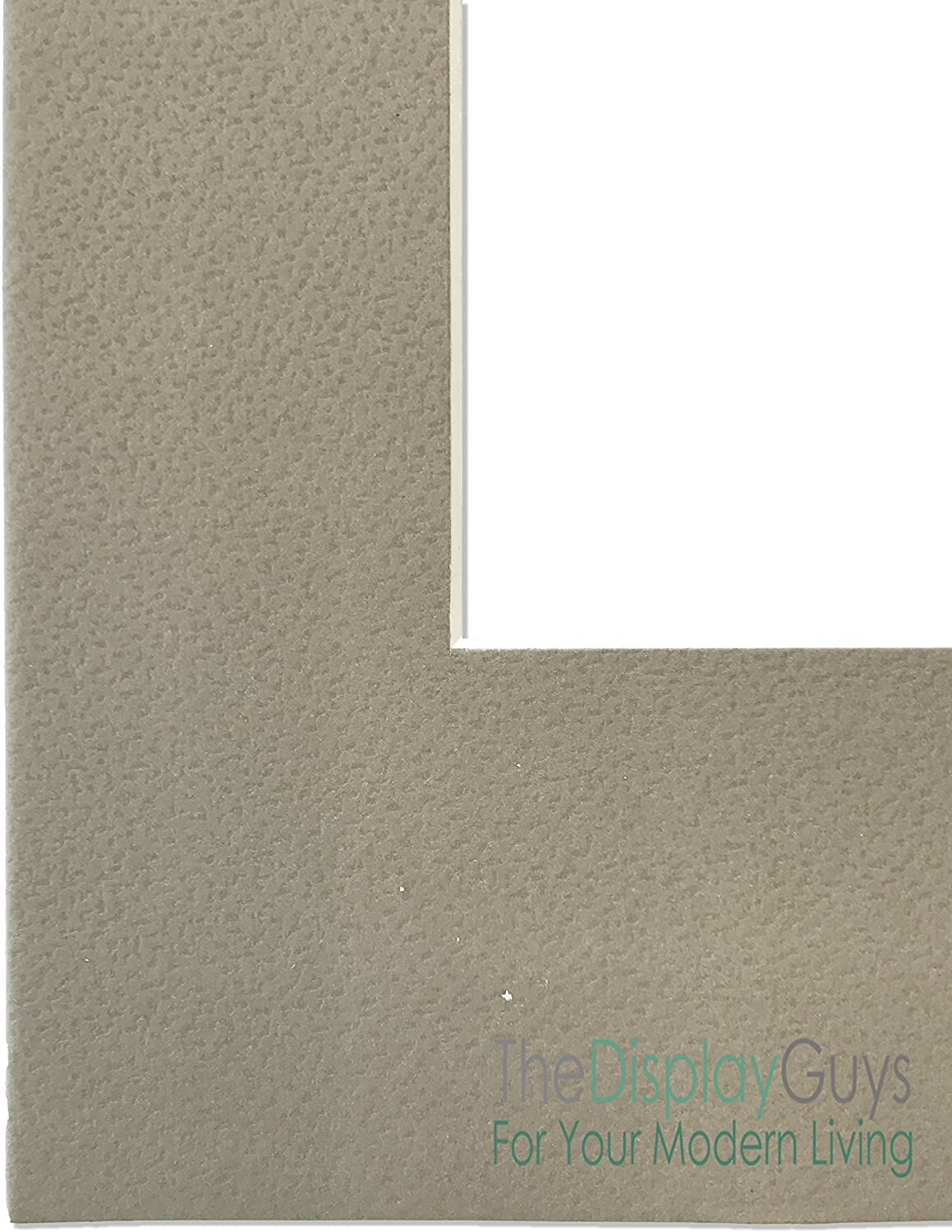 18" x 24" 25 Pack of Textured Gray Mat Boards, Backing Boards and Plastic Bags