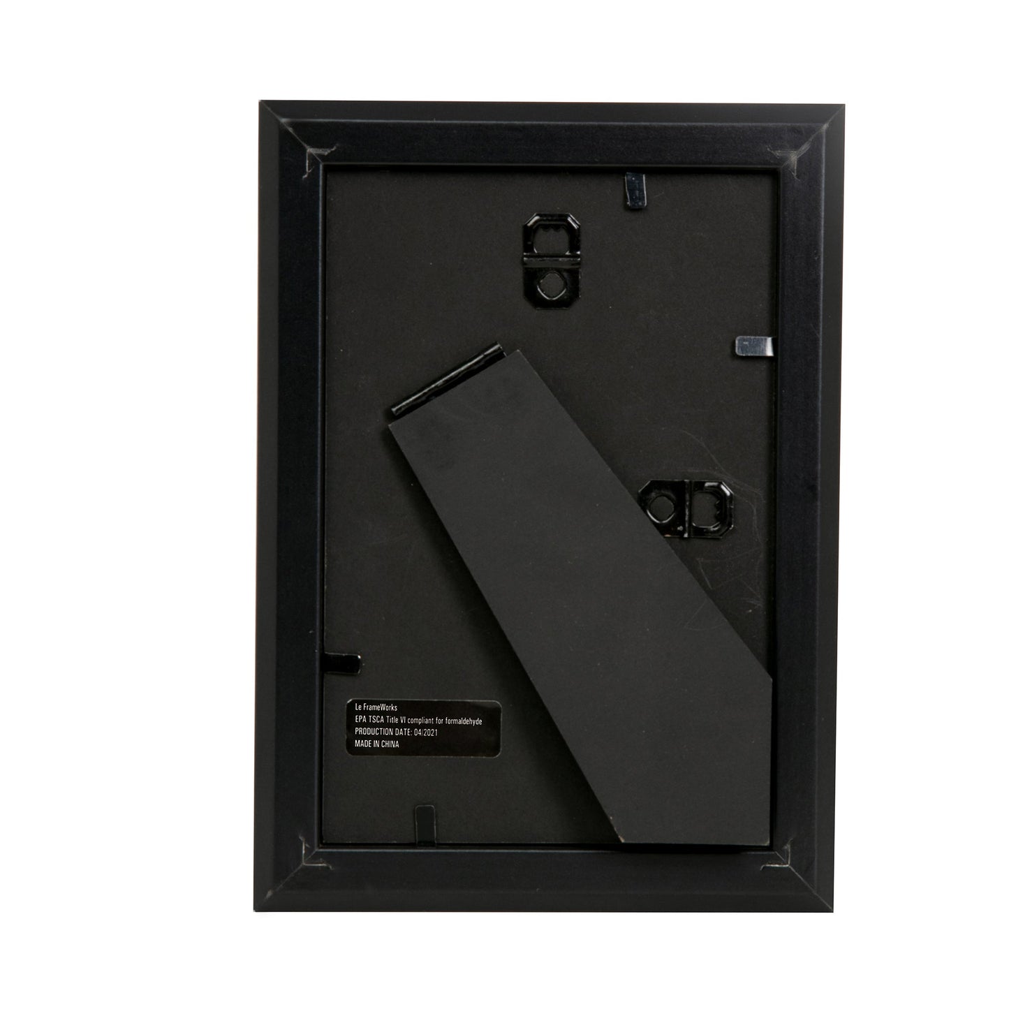 4" x 6" Black Wood 2-Pack Gunnabo Picture Frames, 3.5" x 5" Matted