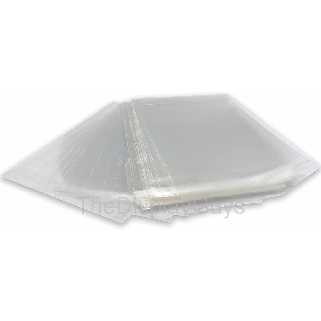5 1/4 x 7 1/8 100 Pack Clear Self Adhesive Plastic Bags for 5 x
