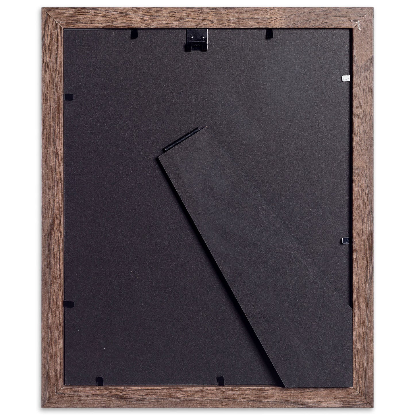 8" x 10" Classic Dark Oak MDF Wood Picture Frame with Tempered Glass, 5" x 7" Matted