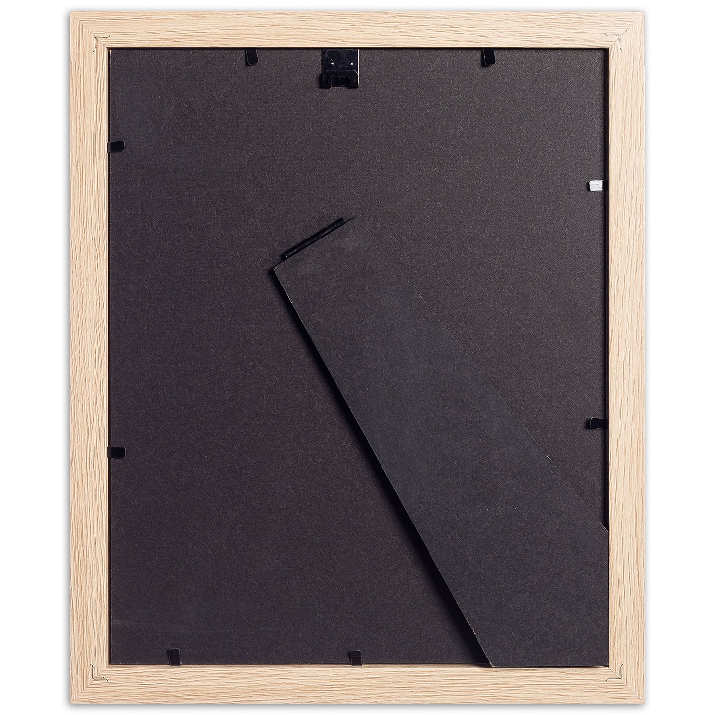 8" x 10" Classic Natural Oak MDF Wood Picture Frame with Tempered Glass, 5" x 7" Matted