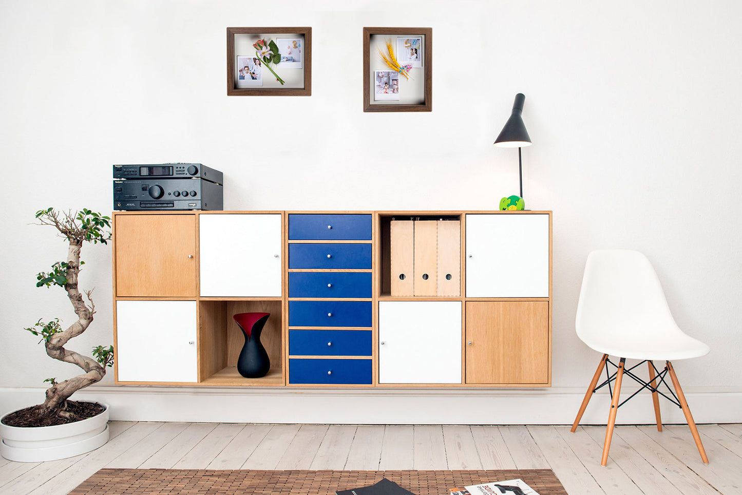 8” x 10” Dark Oak Wood Shadow Box Frame