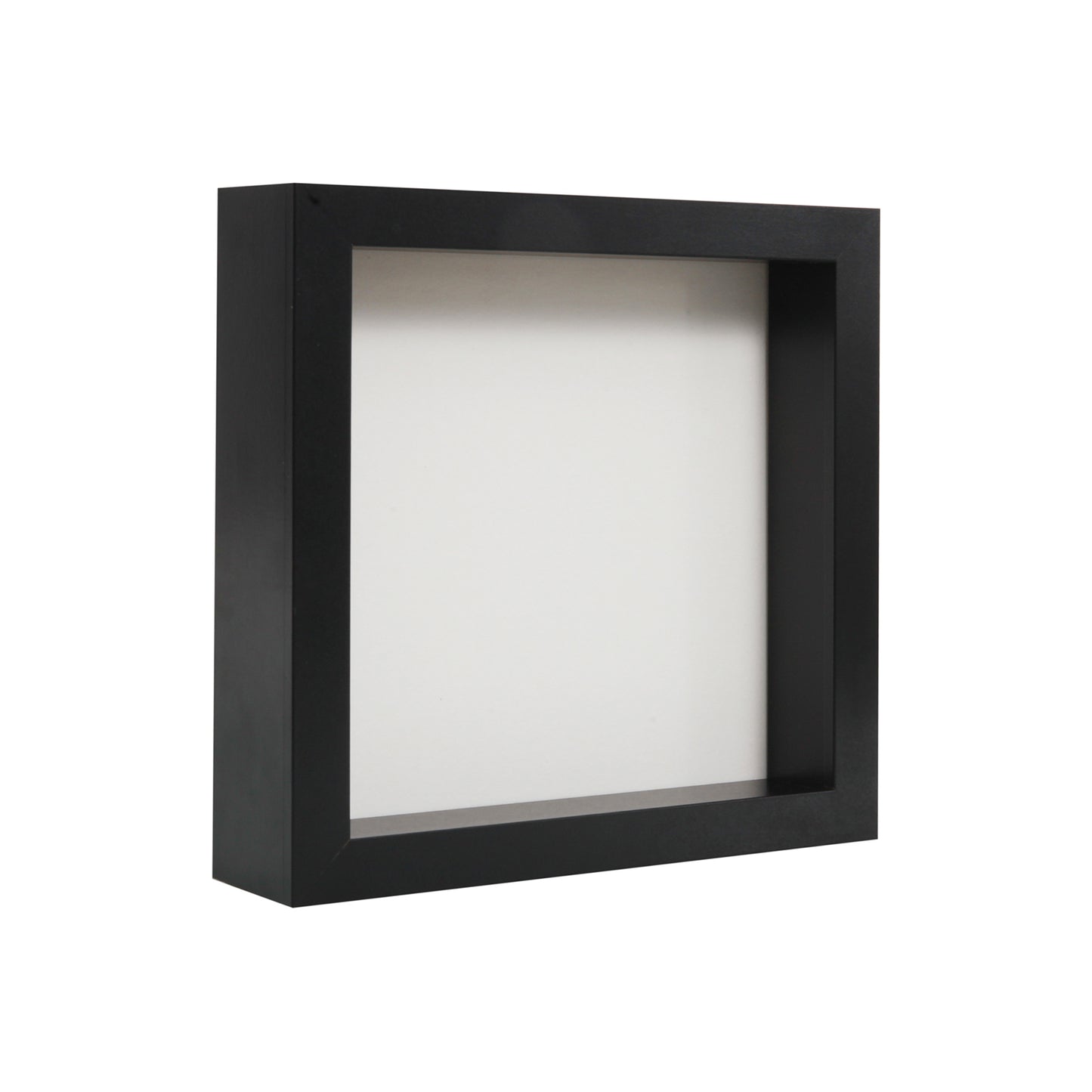 8" x 8” Black MDF Wood Shadow Box Frame