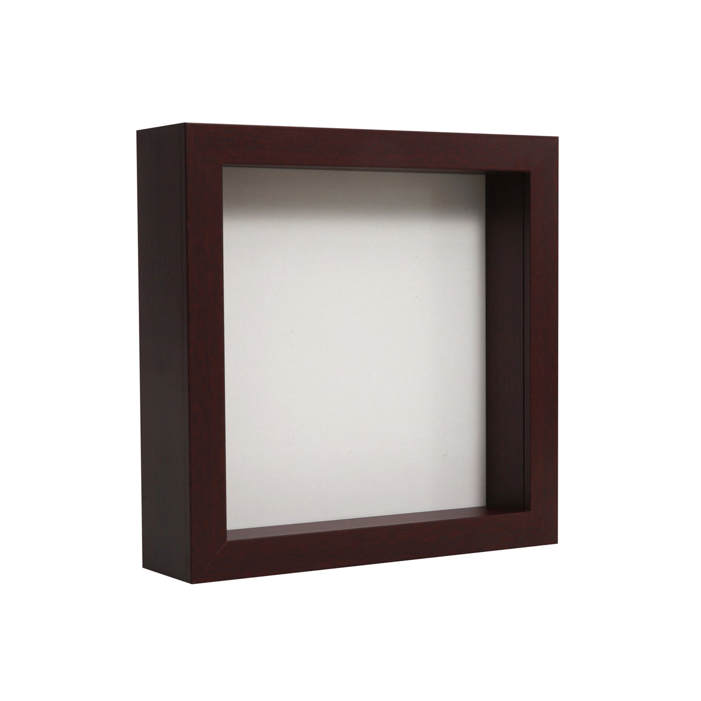 8" x 8” Mahogany MDF Wood Shadow Box Frame