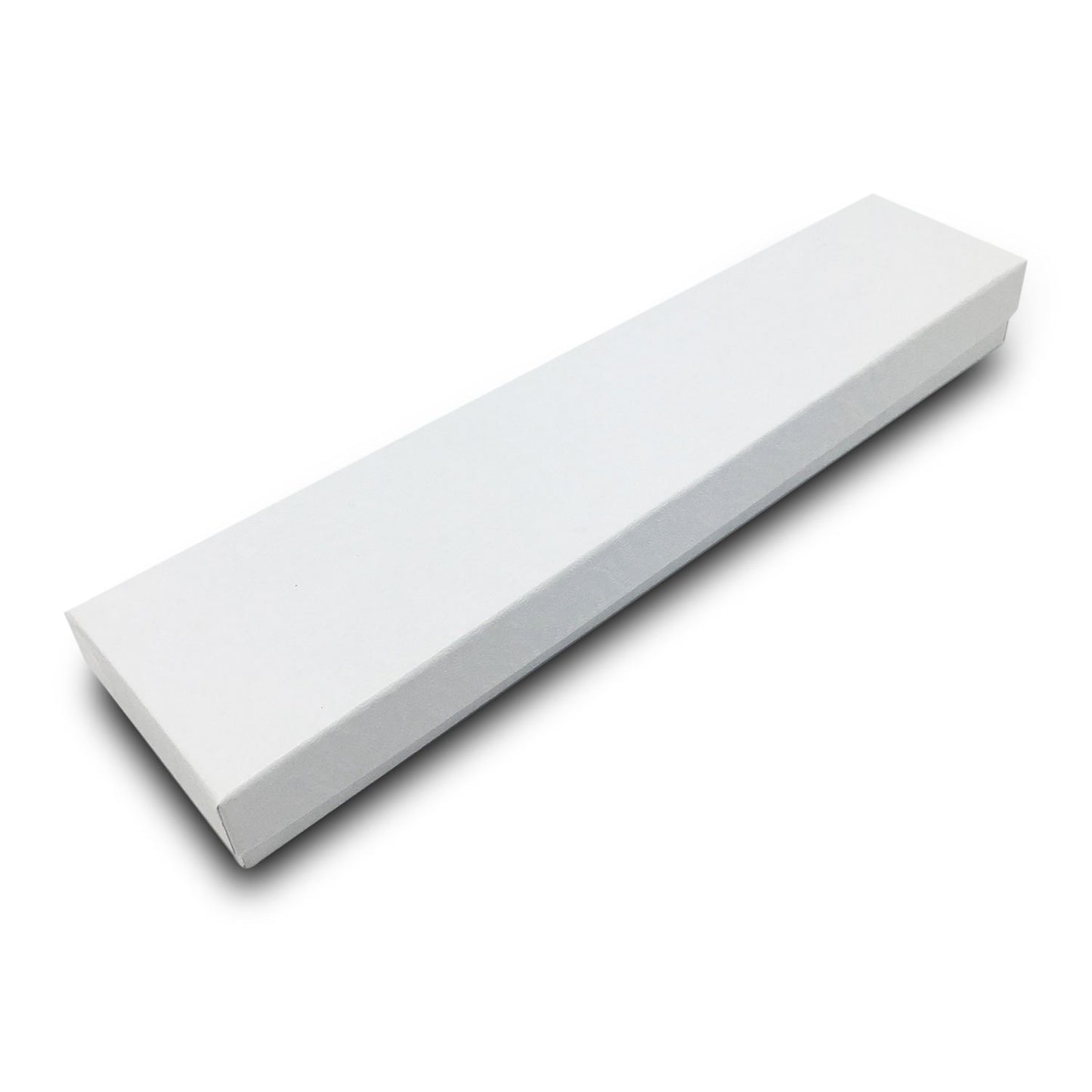 8"x 2"x 1" White Swirl Cotton Filled Box