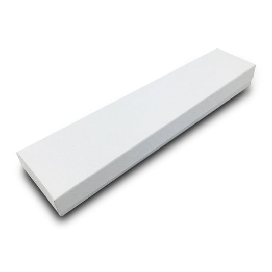 8"x 2"x 1" White Swirl Cotton Filled Box