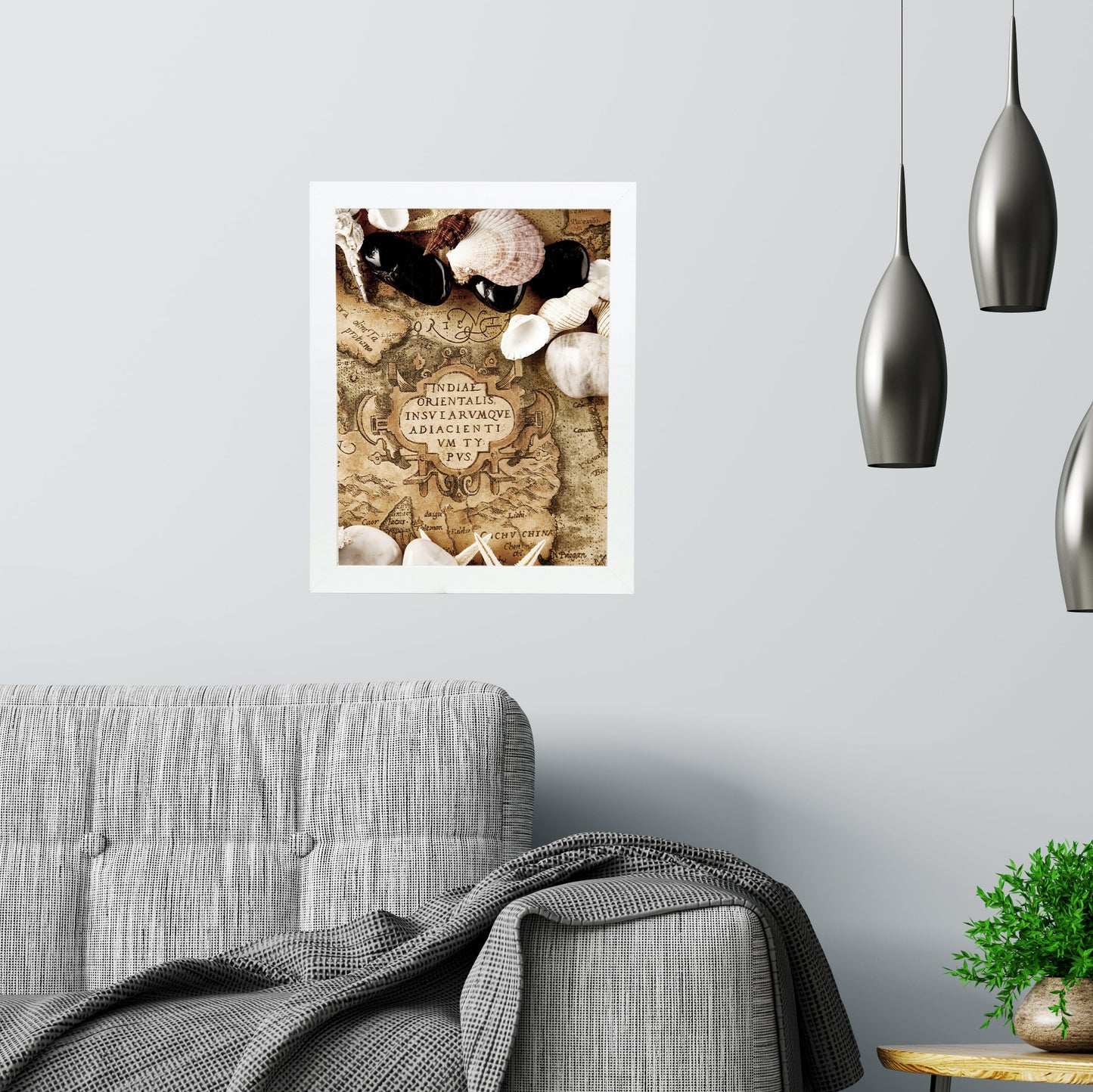 8” x 10” White Wood Shadow Box Frame