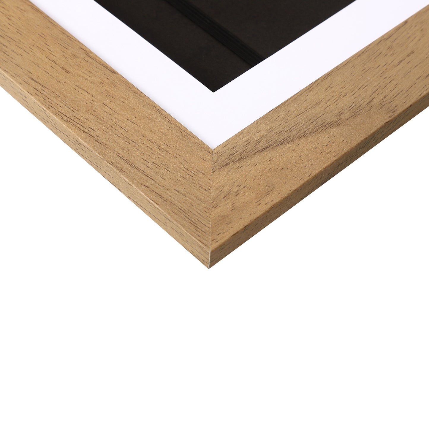 10" x 12.5" Light Oak MDF Wood Kids Art Picture Frame with Elastic Straps