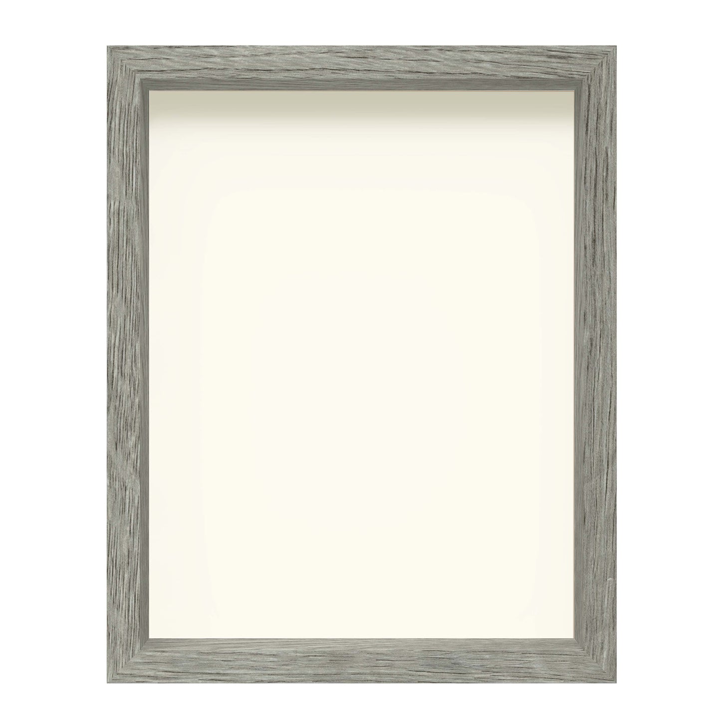 11" x 14" Gray Driftwood Finish MDF Wood Shadow Box Frame