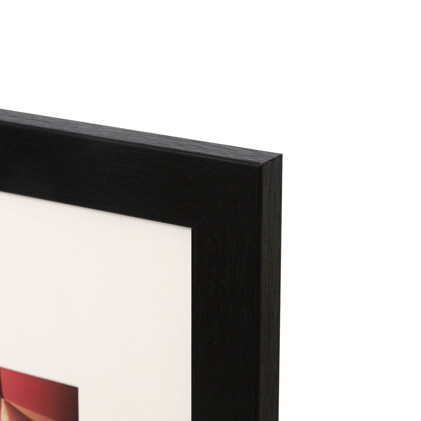 11" x 14" V-Series Black MDF Wood Multi Pack Picture Frames, 8" x 10" Matted