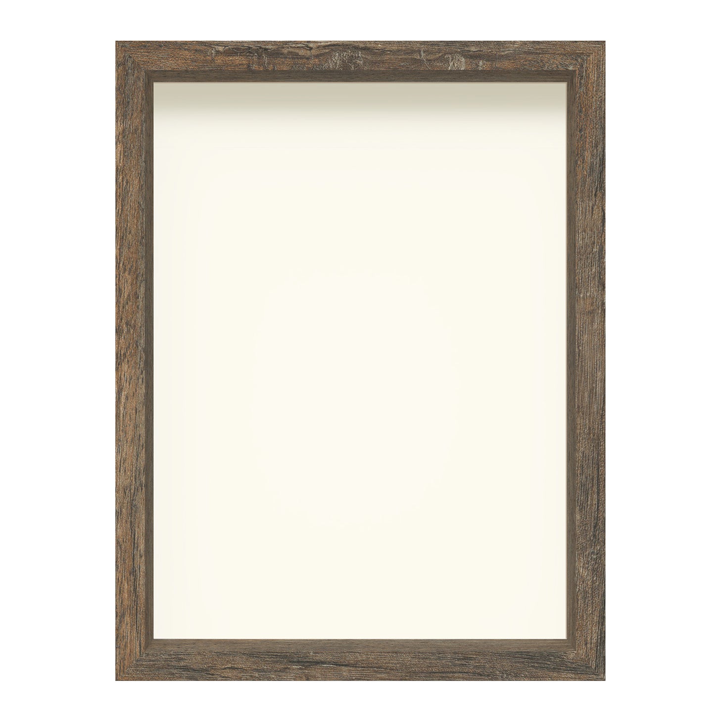 12" x 16" Brown Driftwood Finish MDF Wood Shadow Box Frame