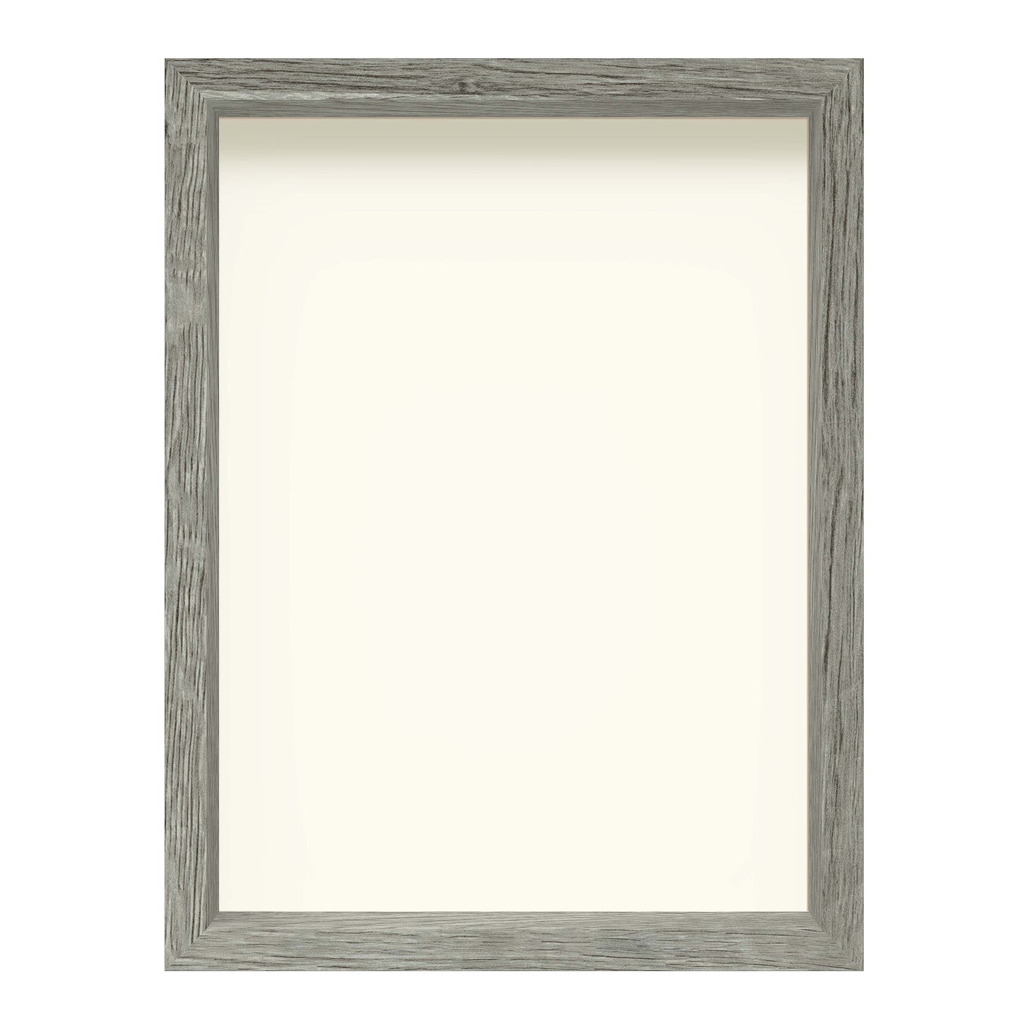 12" x 16" Gray Driftwood Finish MDF Wood Shadow Box Frame