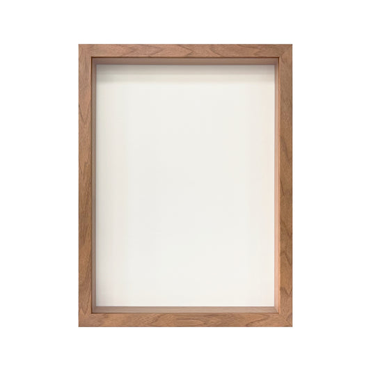 12" x 16” Light Oak MDF Wood Shadow Box Frame