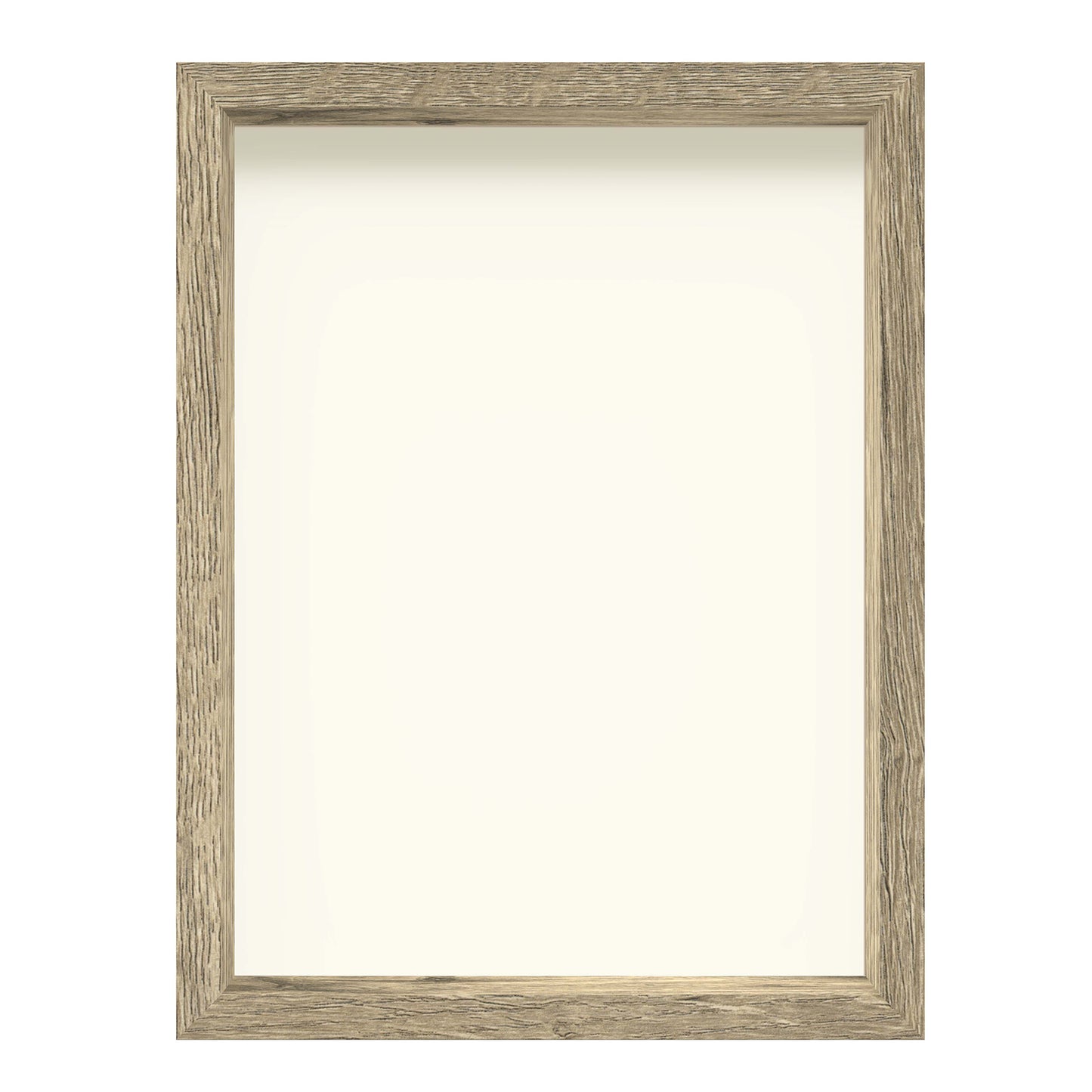 12" x 16" Natural Driftwood Finish MDF Wood Shadow Box Frame