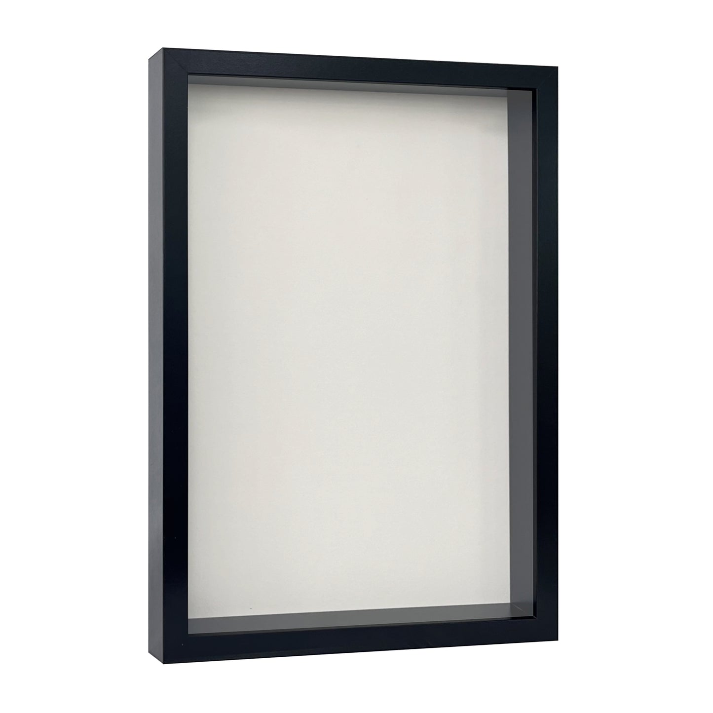 12" x 18” Black MDF Wood Shadow Box Frame