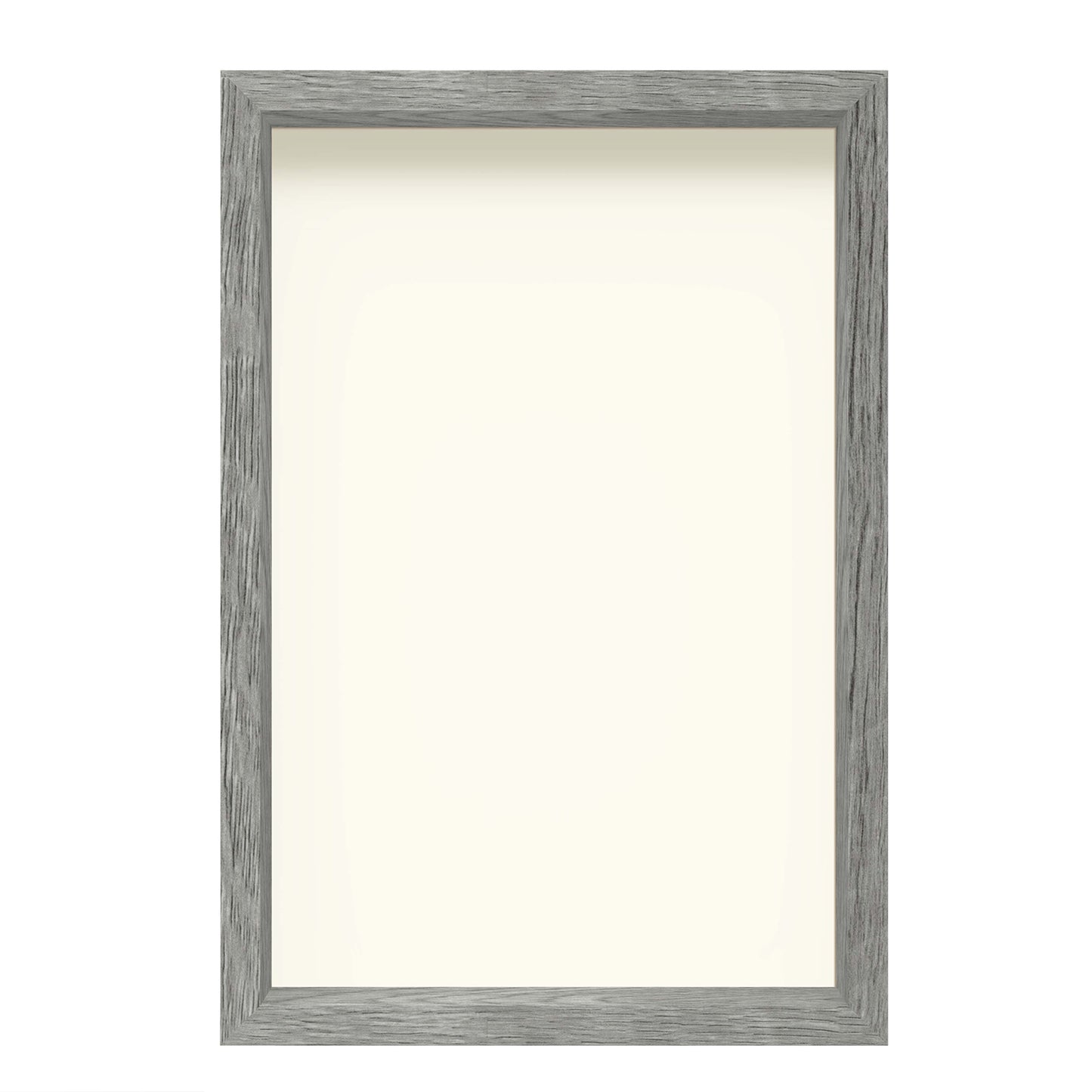 12" x 18" Gray Driftwood Finish MDF Wood Shadow Box Frame