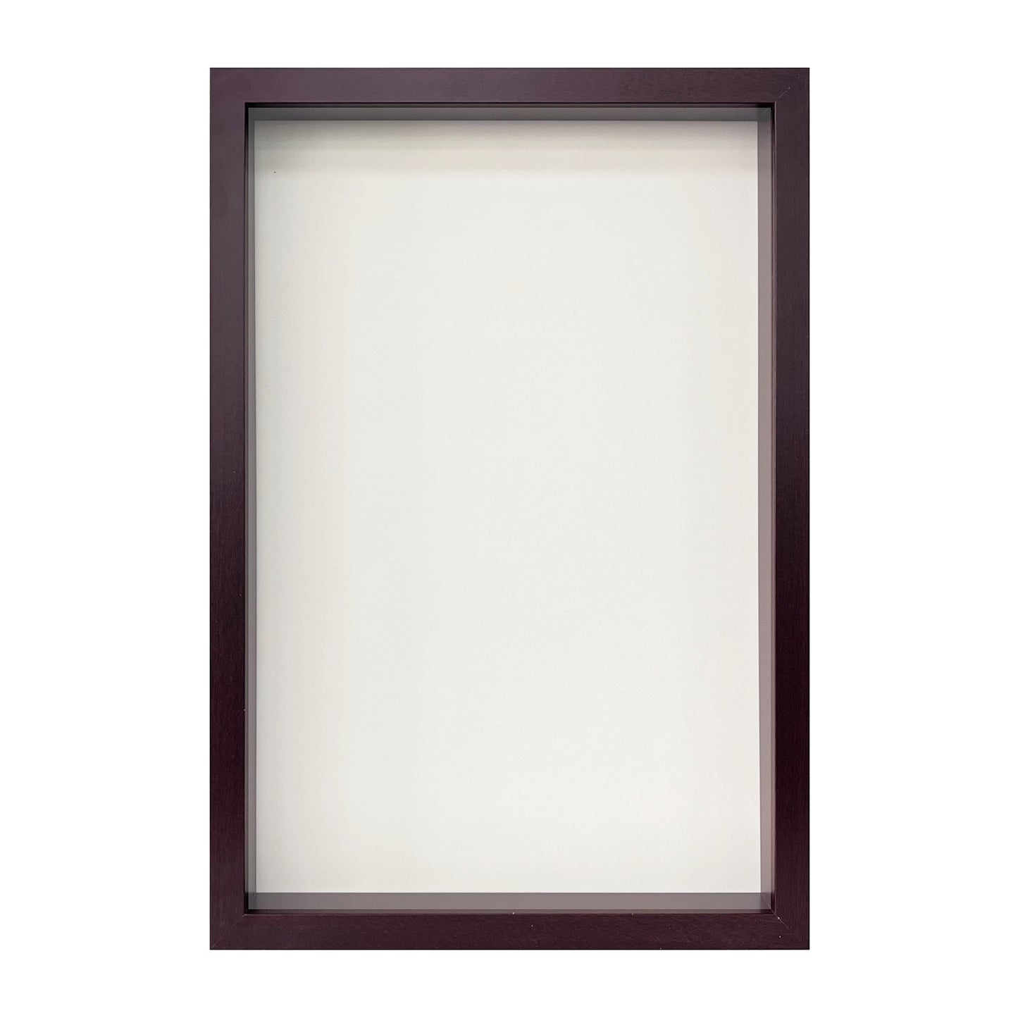 12" x 18” Mahogany MDF Wood Shadow Box Frame