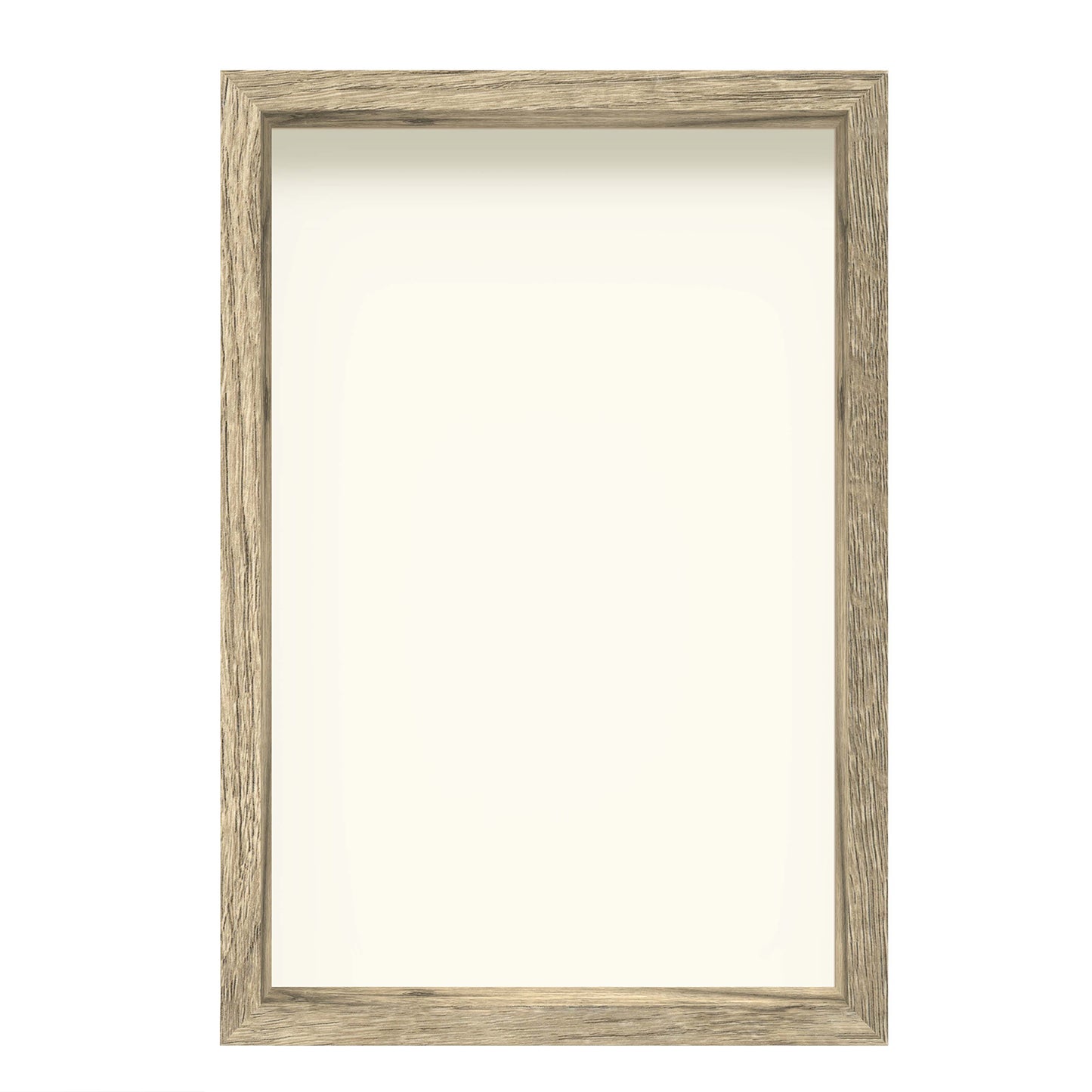 12" x 18" Natural Driftwood Finish MDF Wood Shadow Box Frame