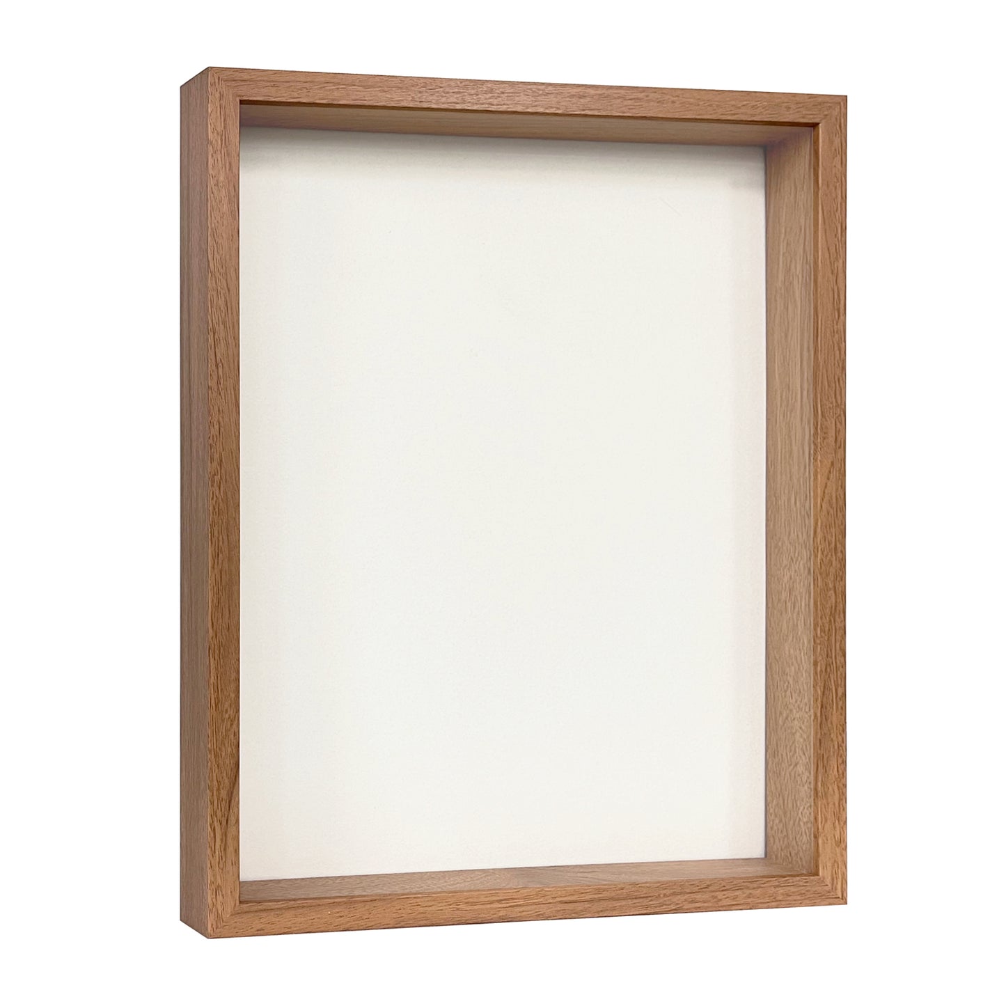 16" x 20" Light Oak MDF Wood Shadow Box Frame