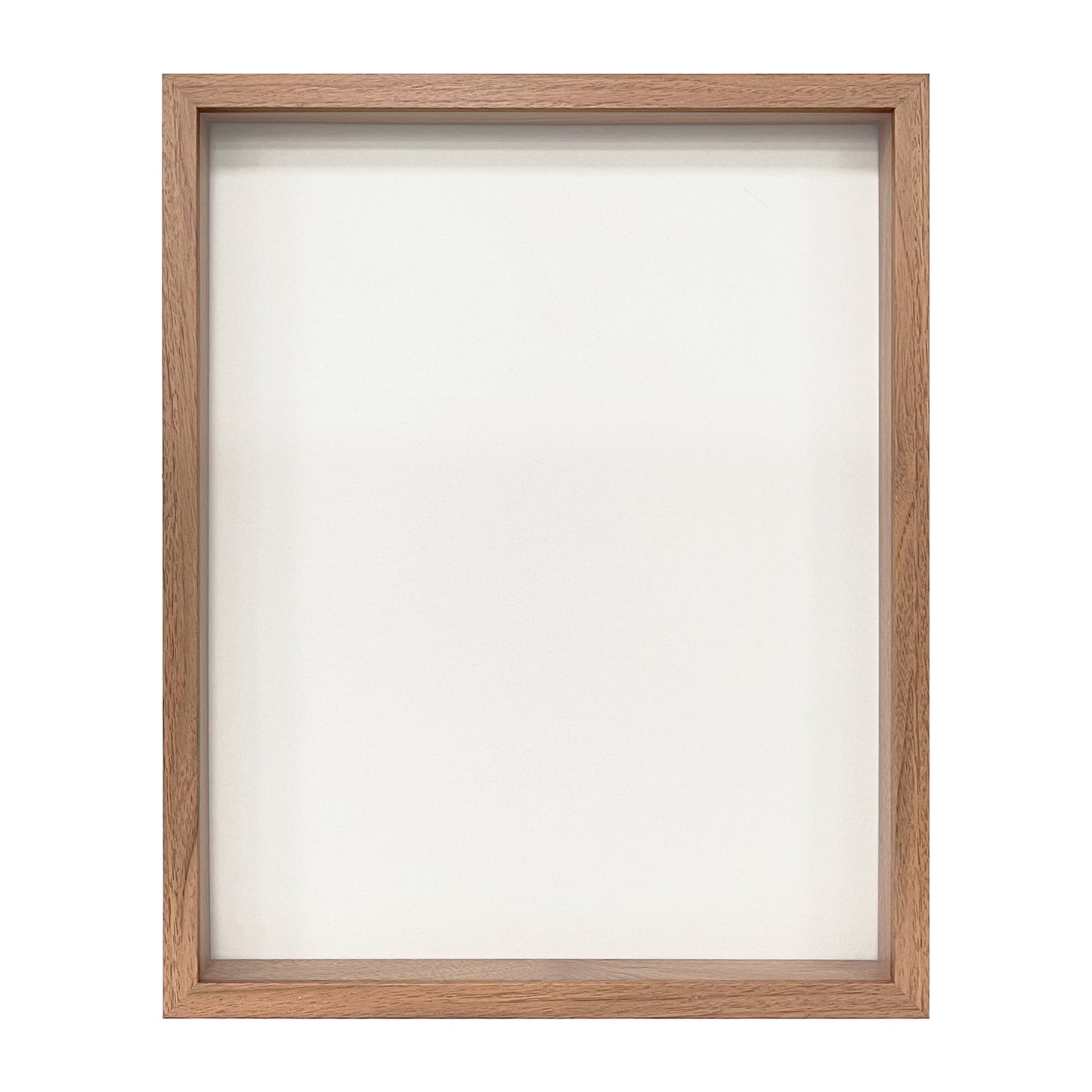 16" x 20" Light Oak MDF Wood Shadow Box Frame