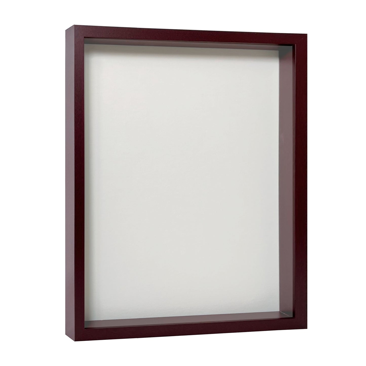 16" x 20" Mahogany MDF Wood Shadow Box Frame