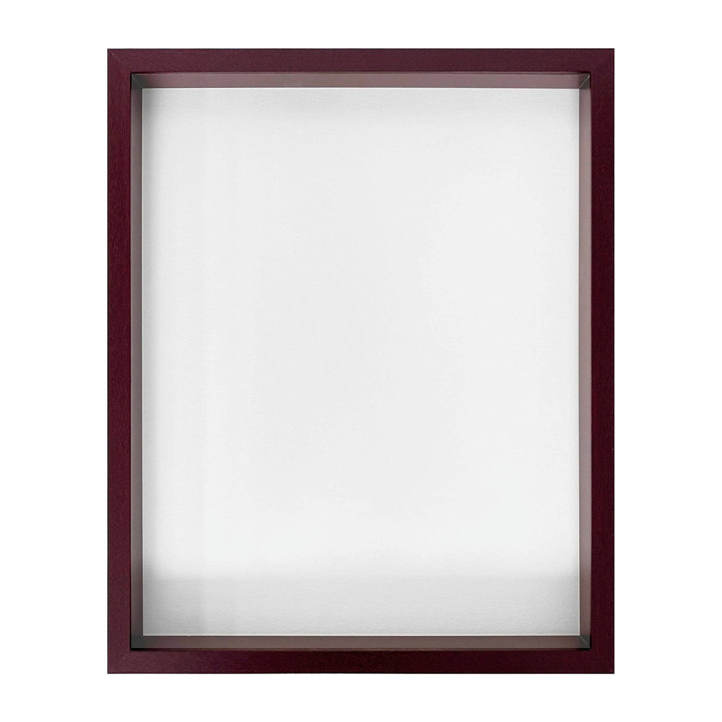 16" x 20" Mahogany MDF Wood Shadow Box Frame