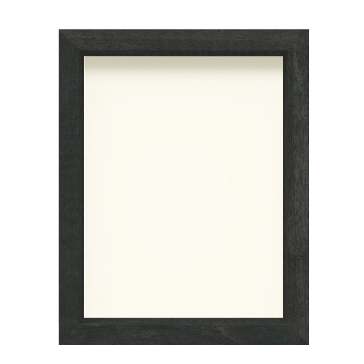 8 1/2" x 11" Black Driftwood Finish MDF Wood Shadow Box Frame